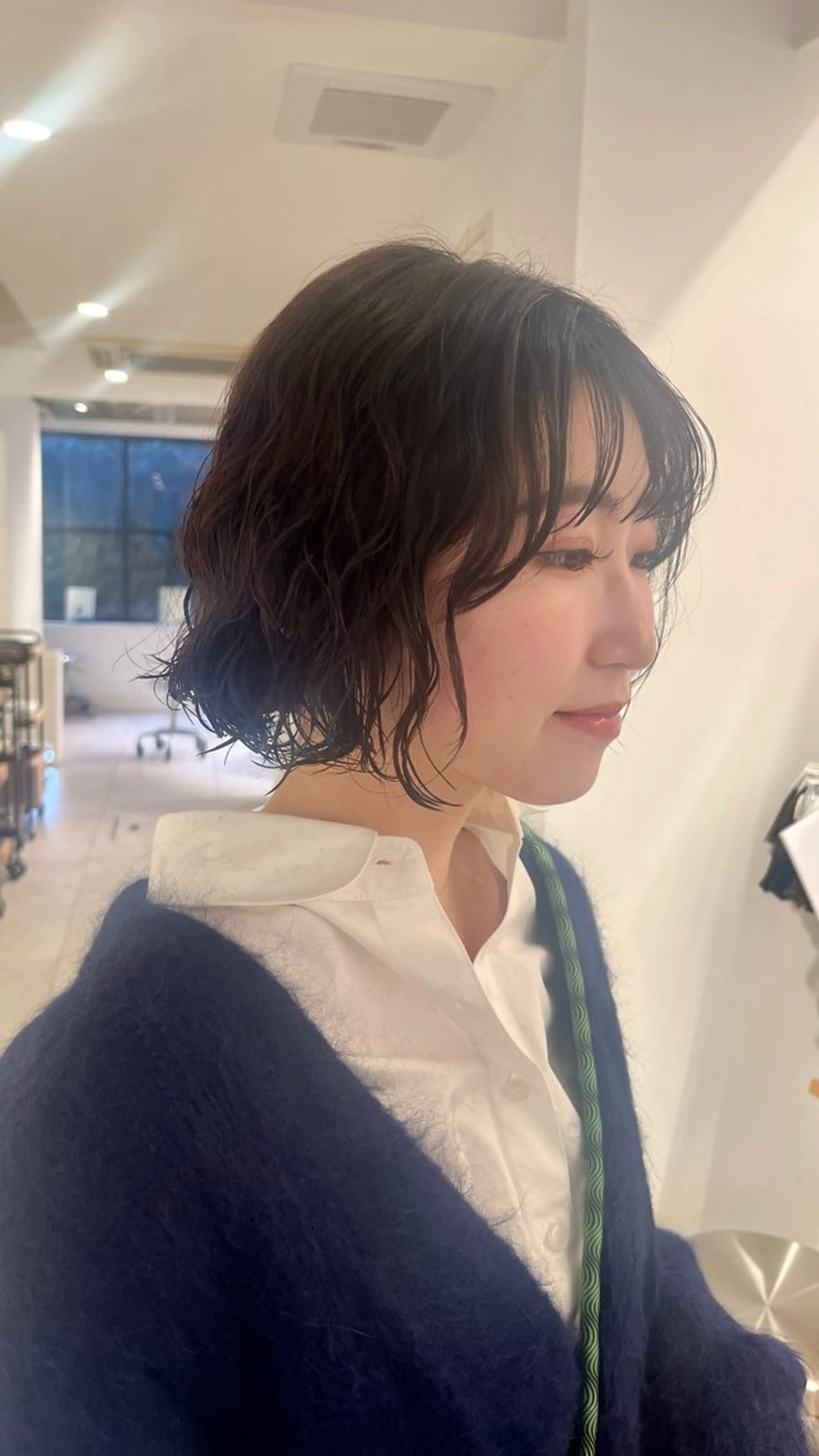 ショート パーマ Nary裏寺所属・Yuuna 京都美容室のヘアスタイル