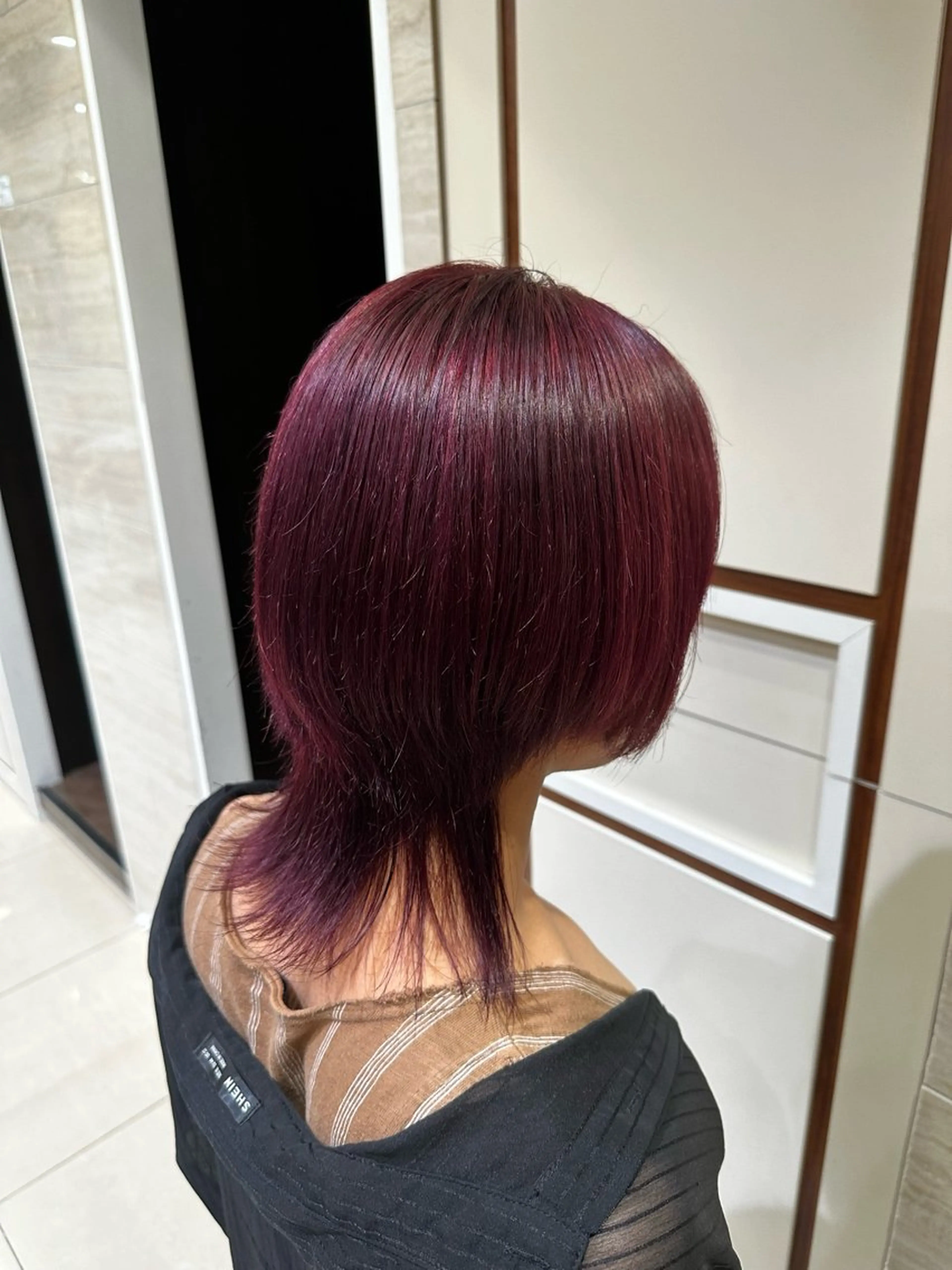 セミロング カラー メンズ ヘアカラー トリートメント SANA/ツヤカラー /カット大船のヘアスタイル