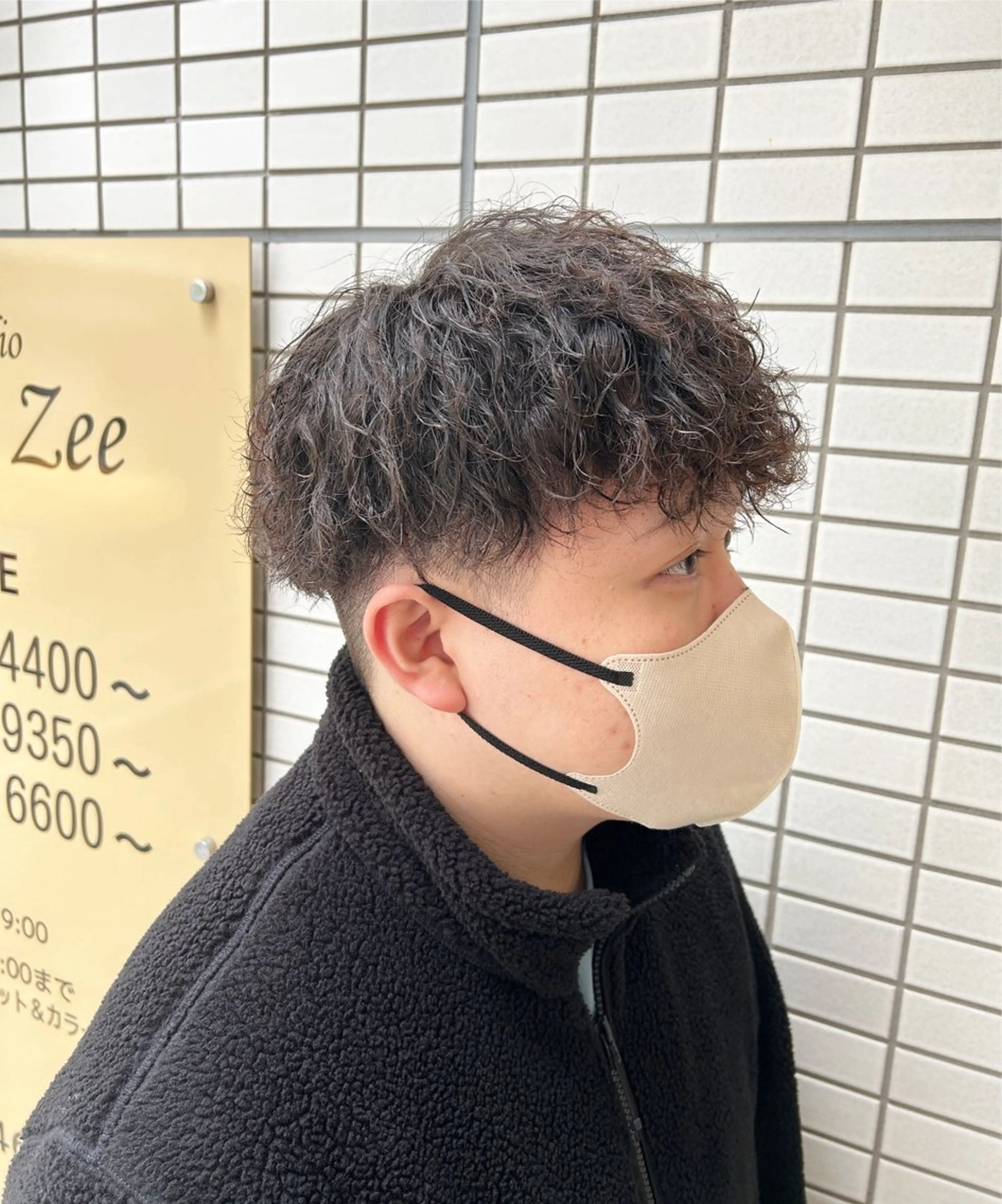 ショート カット パーマ ma am zee所属・篠原 一成のヘアスタイル