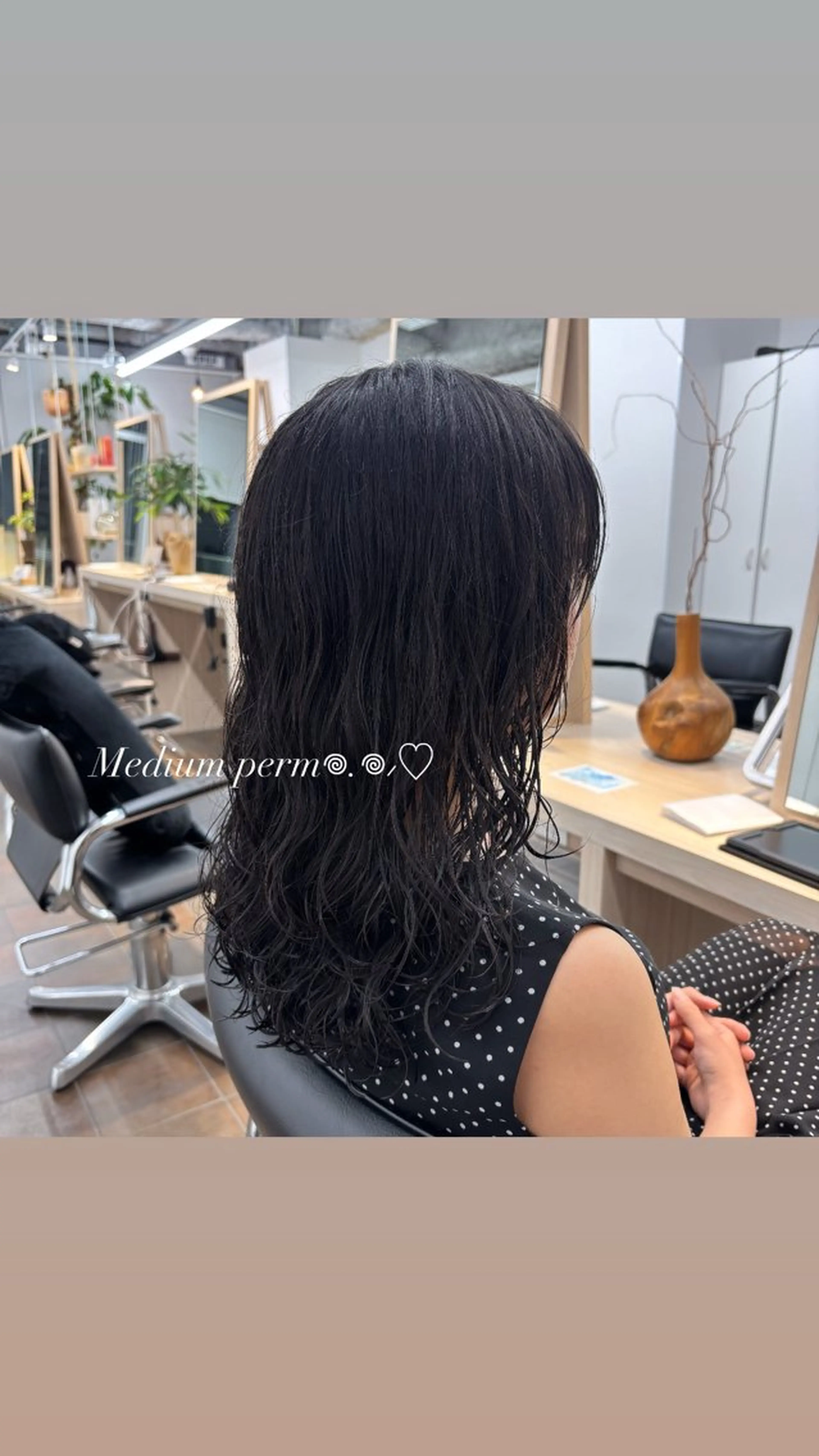 レディースカット+パーマ🌀+オージュア1stepトリートメントの写真