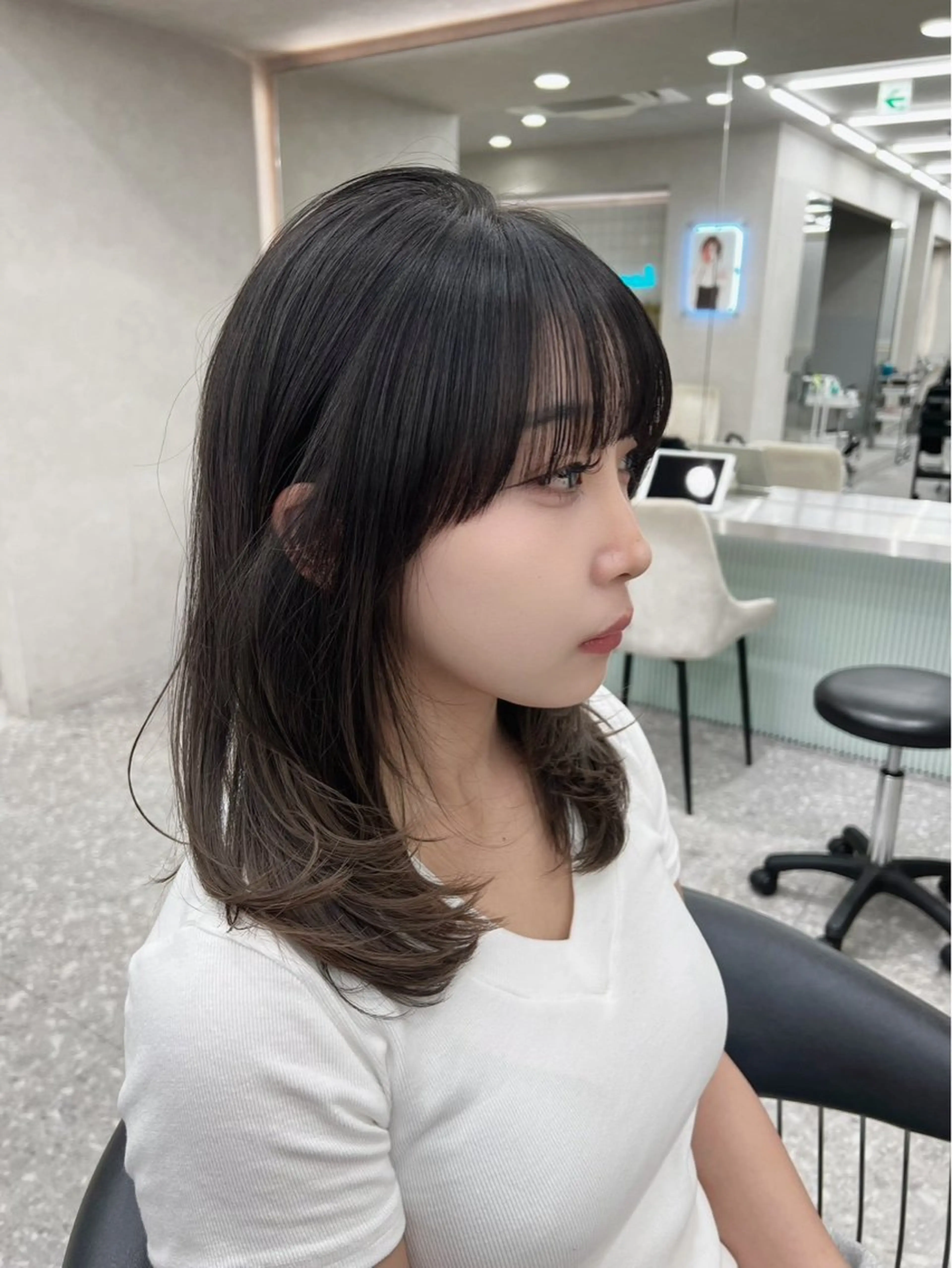 ミディアム 🎀Rimi୨୧ ✨艶✨color🎀のヘアスタイル