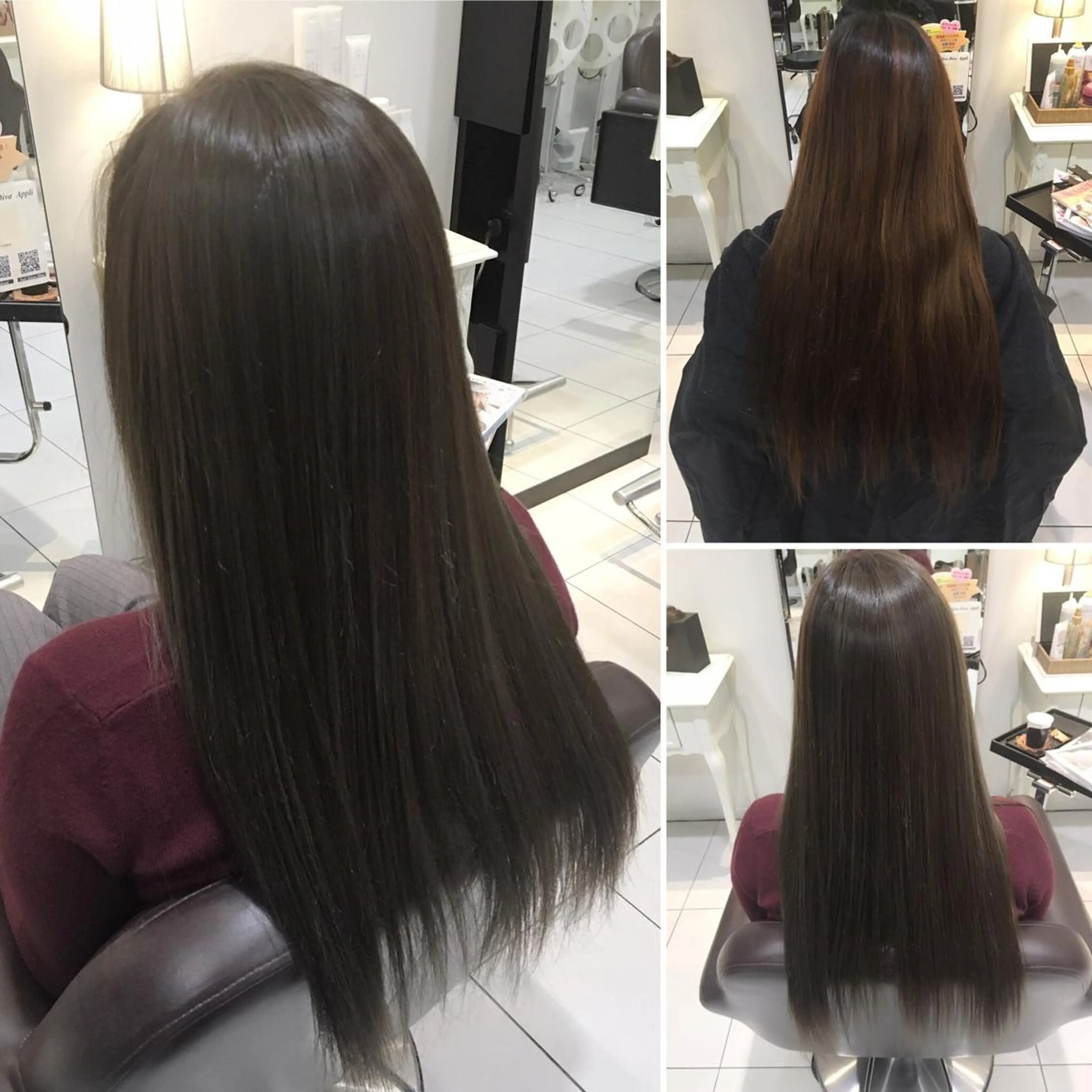 ロング カラー ハイライトカラー ハイライト 髪質改善/トリート メント/益田直幸のヘアスタイル