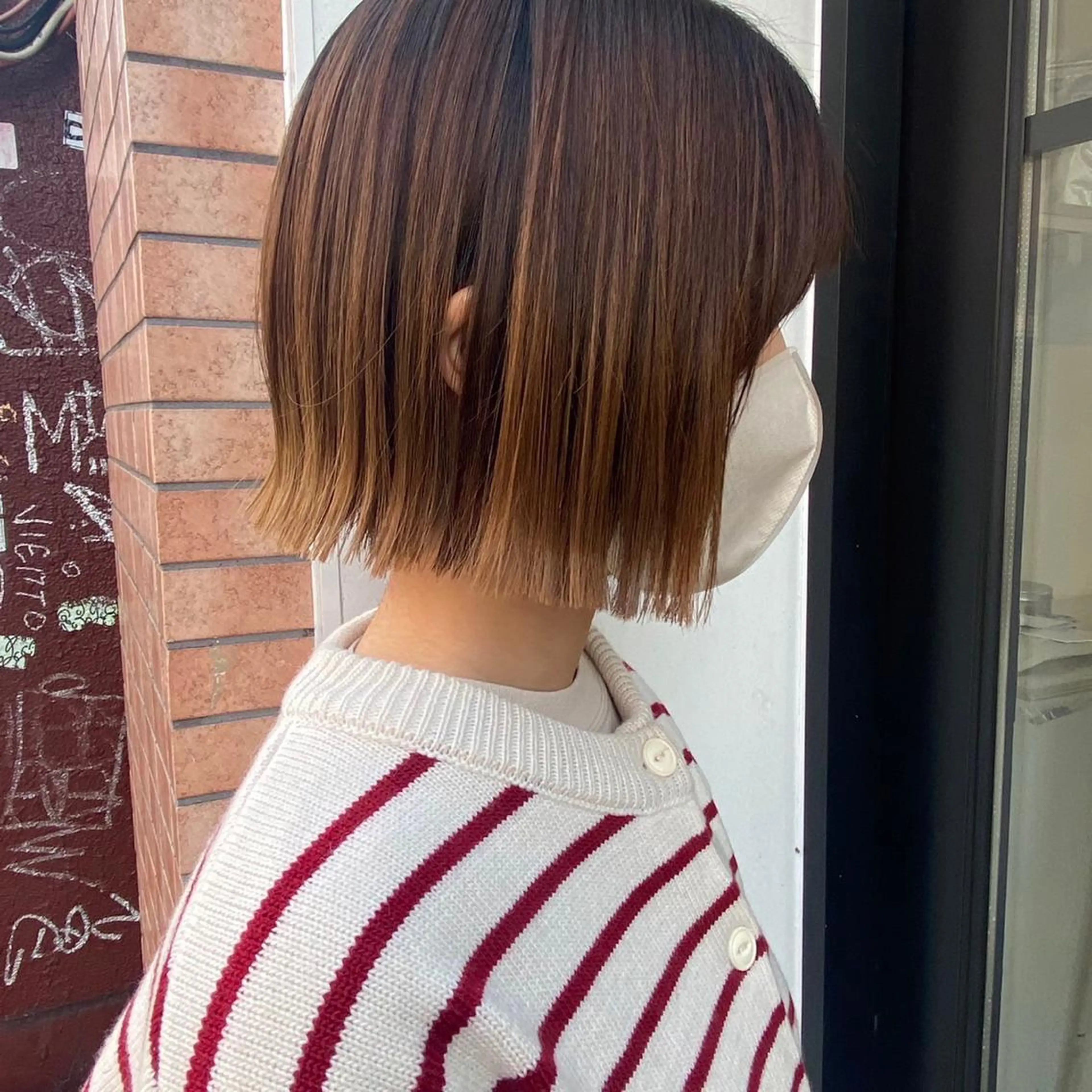 ミディアム RURI韓国ボブ 🇰🇷タッセルボブのヘアスタイル