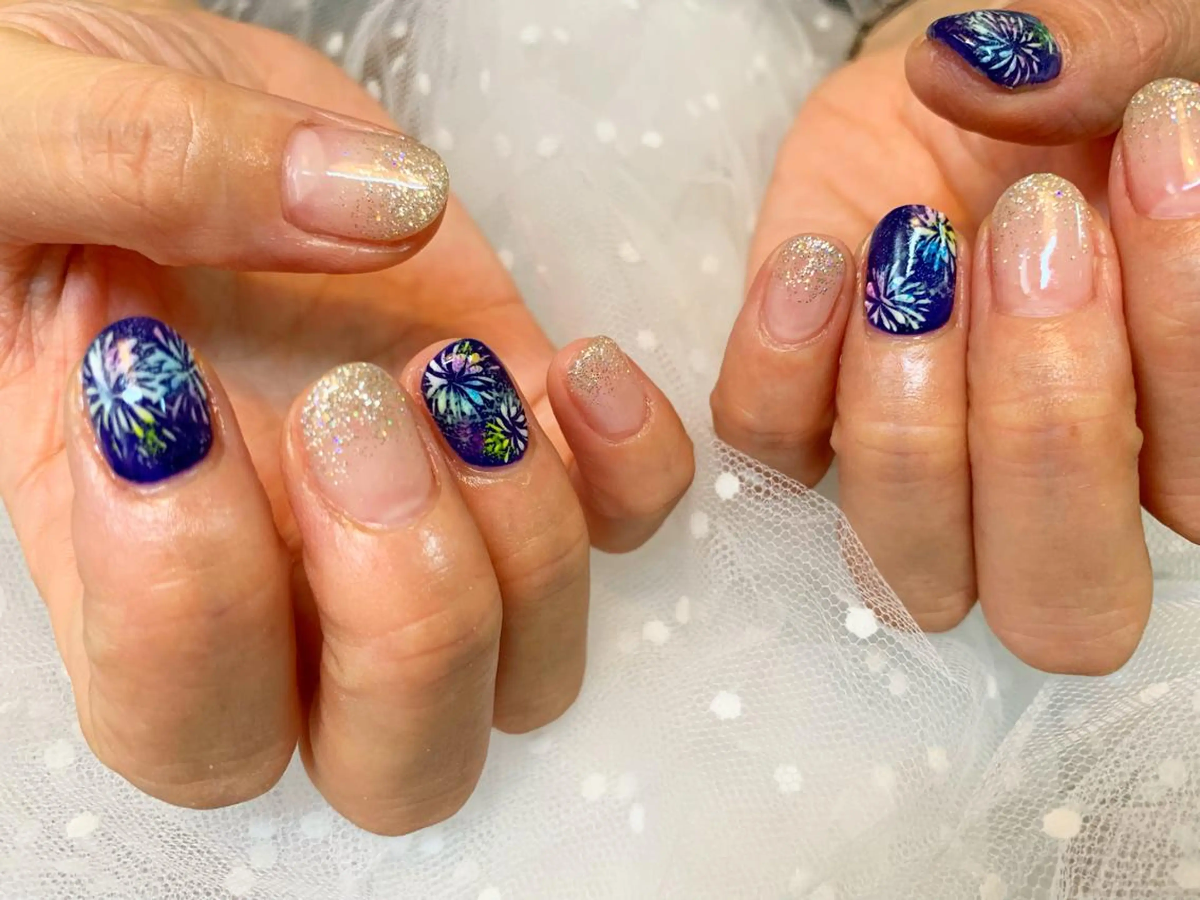 ネイル ハンドネイル フットネイル GéRanium Harukaのネイルデザイン