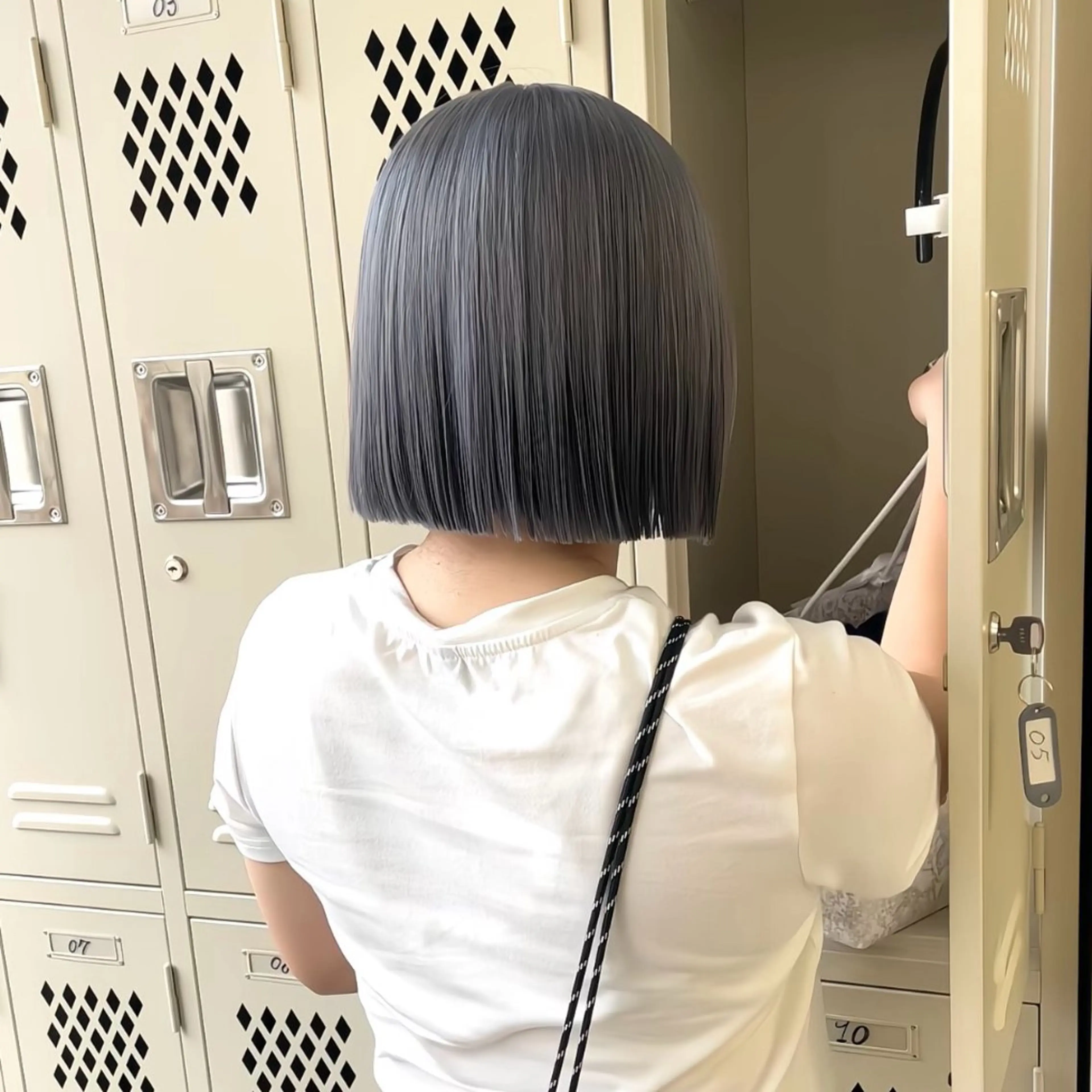 ショート アッシュ アッシュグレー カット ヘアカラー トリートメント エクステ/大人可愛い カラー🩷RINAのヘアスタイル