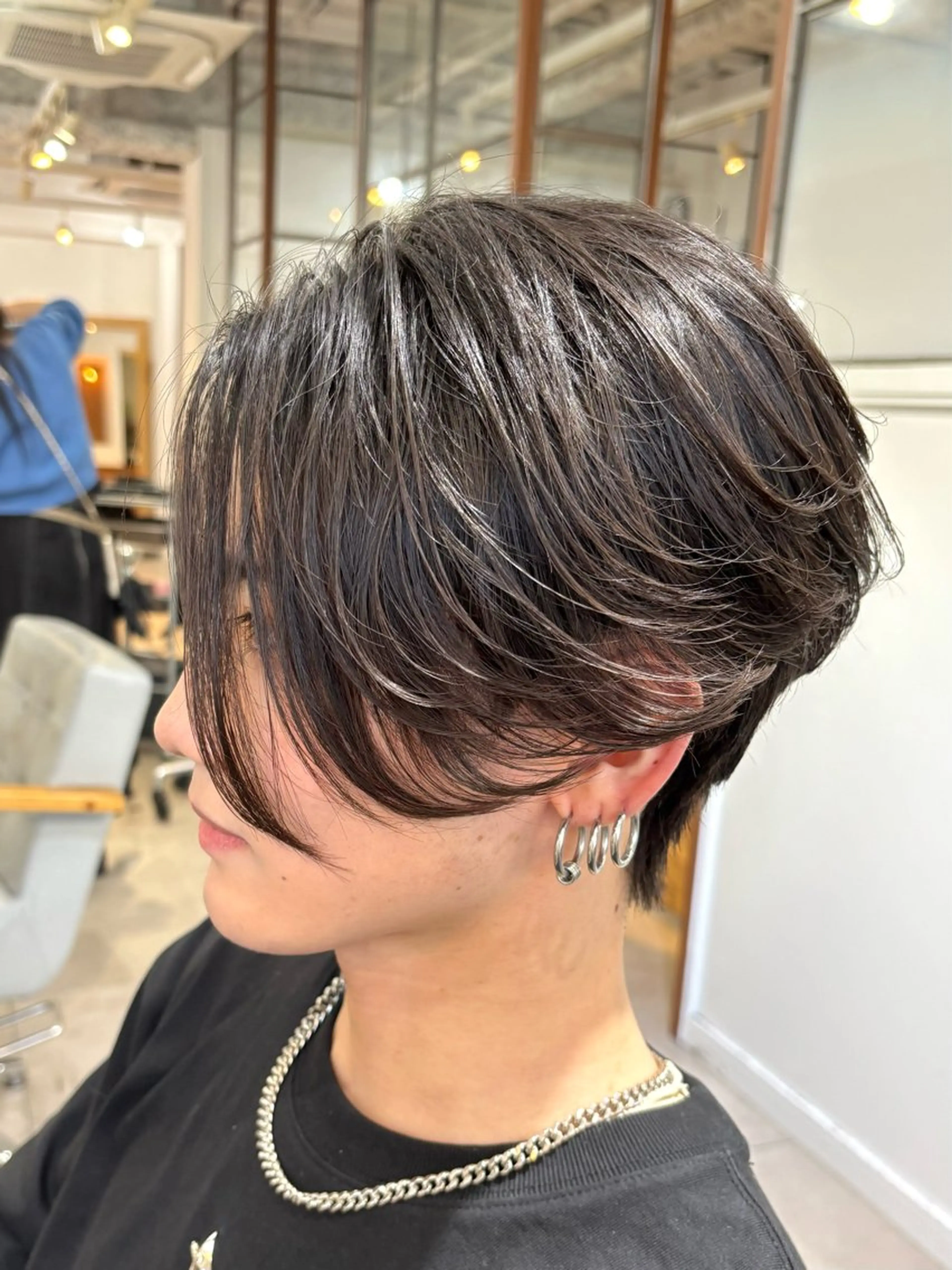 パーマ メンズ センターパート カット パーマ 笹井 逸希/メンズ韓国ヘアのヘアスタイル