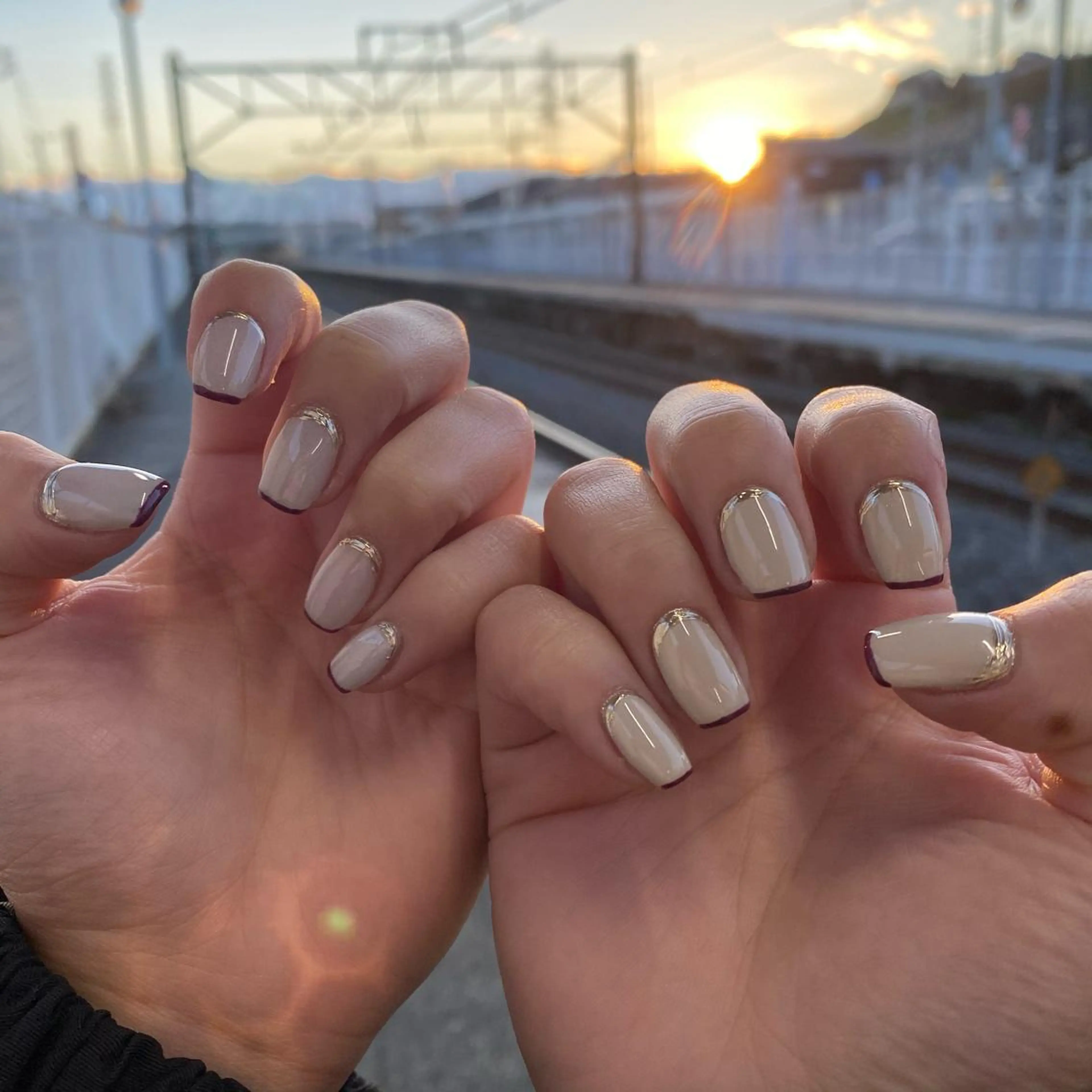 ネイル シンプルネイル Re:Smil所属・☺︎ NOZOMI☺︎のネイルデザイン