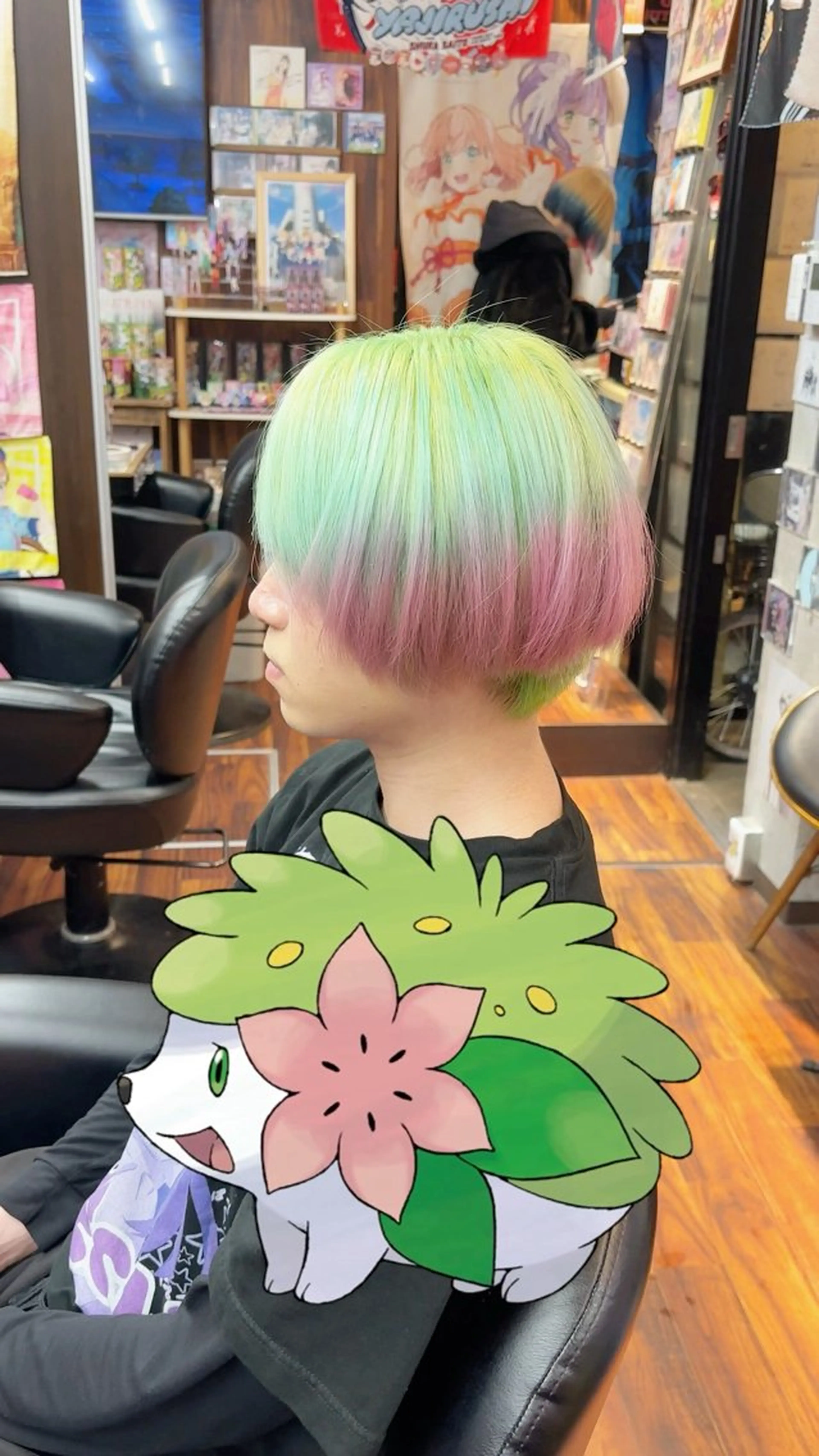 カラー デザインカラー グラデーションカラー sai所属・ハイトーン/ メンズカット/まひろのヘアスタイル