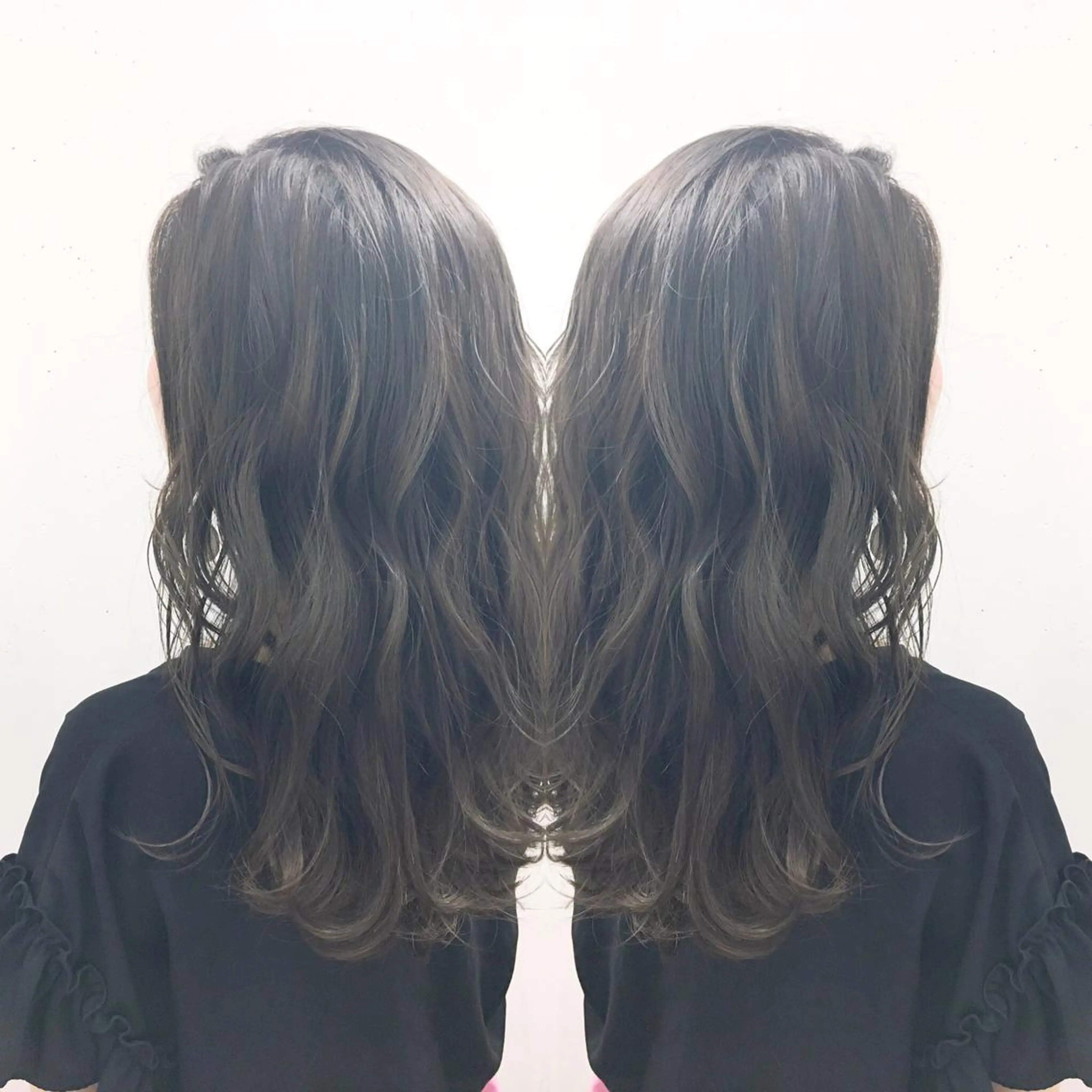 セミロング ヘアカラー トリートメント ヘアセット ❤️千葉県代表❤️ 店長❤️柿本翔一朗のヘアスタイル