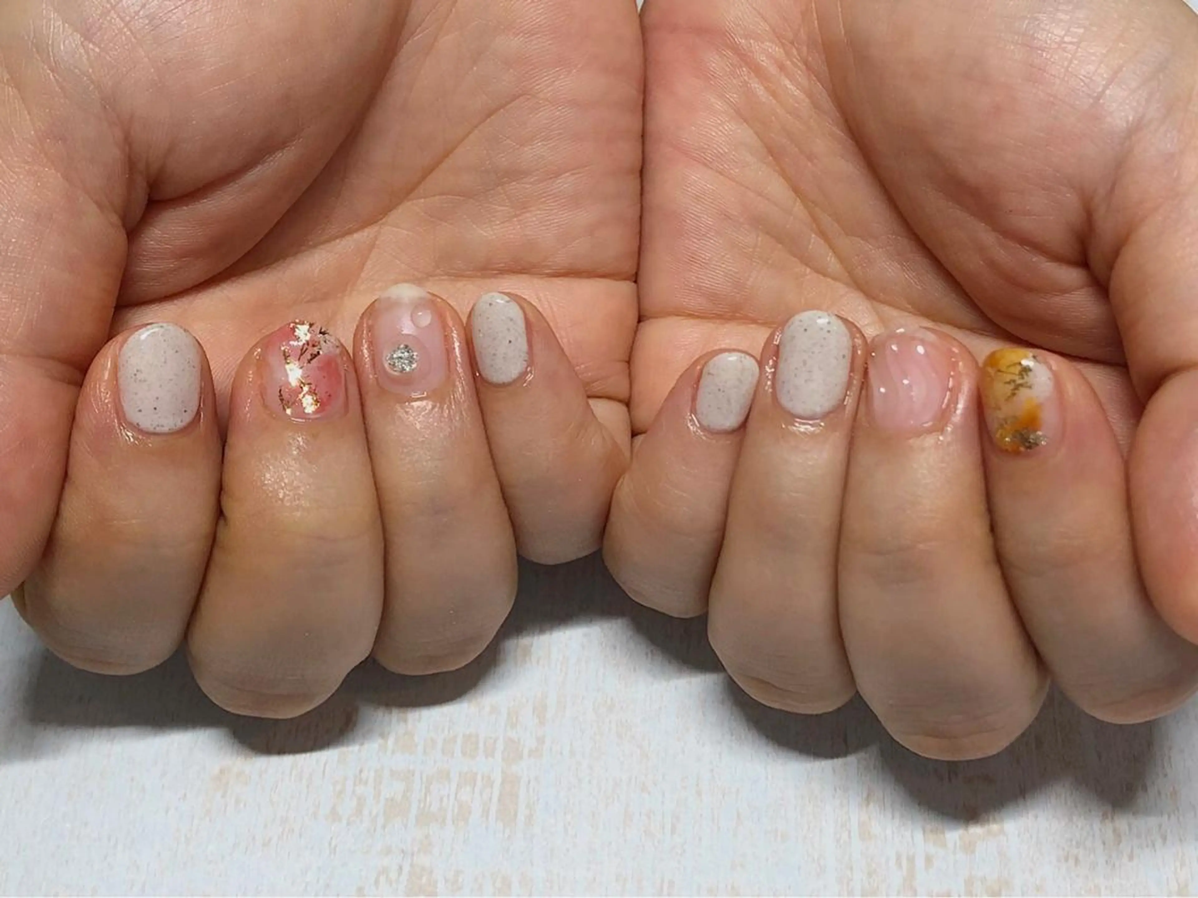 ネイル 𖡼 yumenoのネイルデザイン