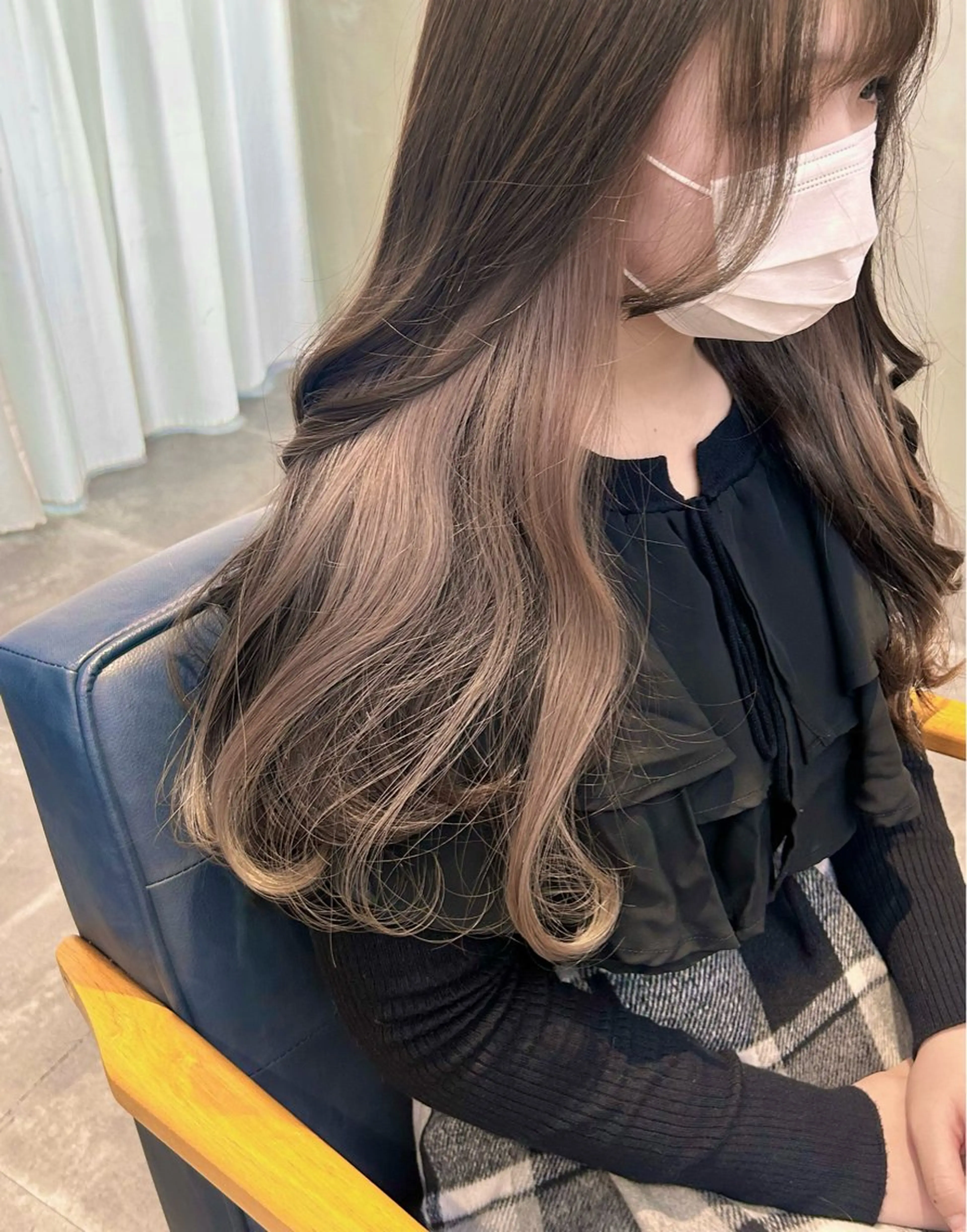 ロング カラー 韓国×髪質改善カラー 💎hinaのヘアスタイル