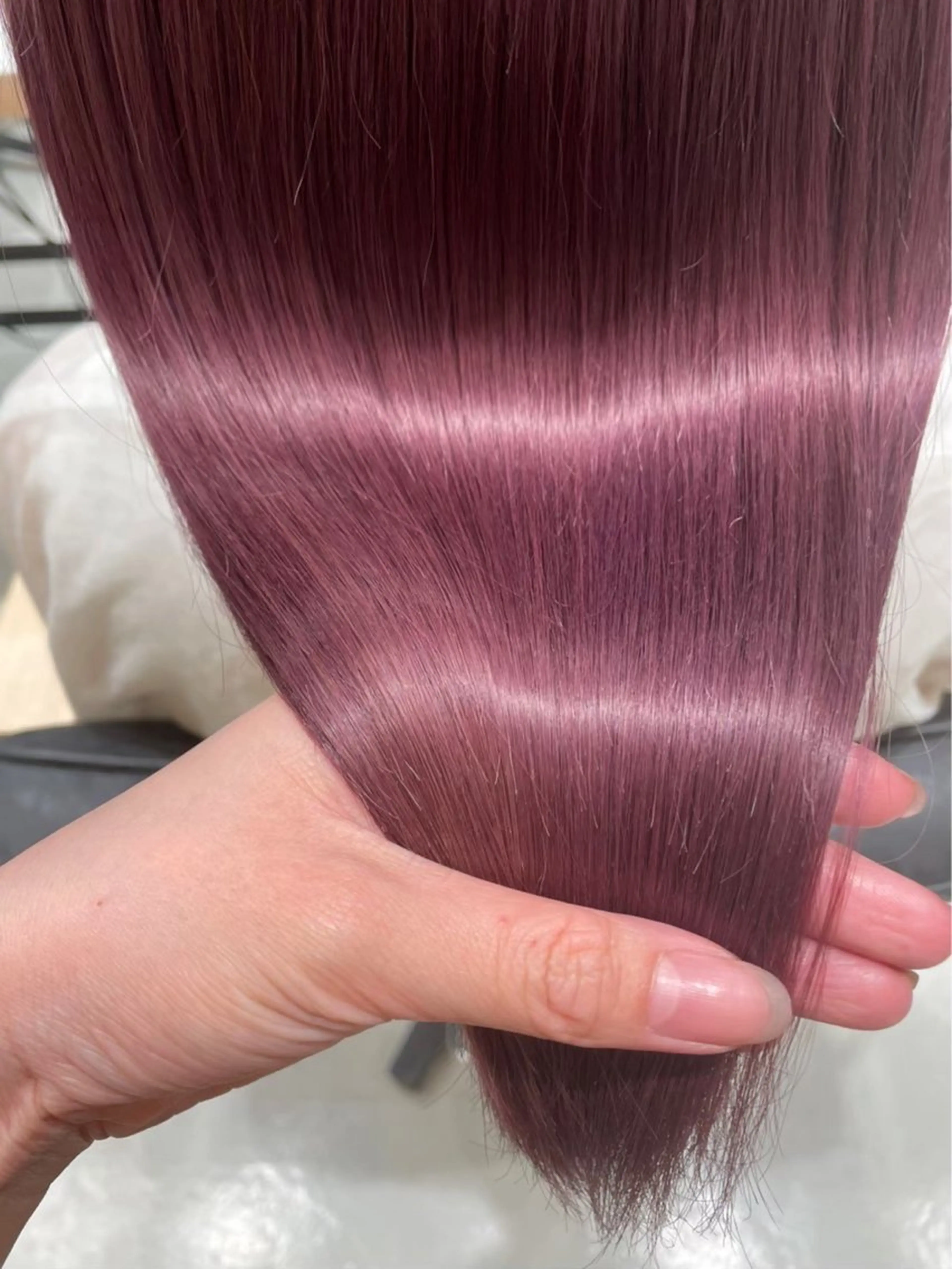 セミロング シャドウパーマ/ 波巻きパーマ/三鷹のヘアスタイル