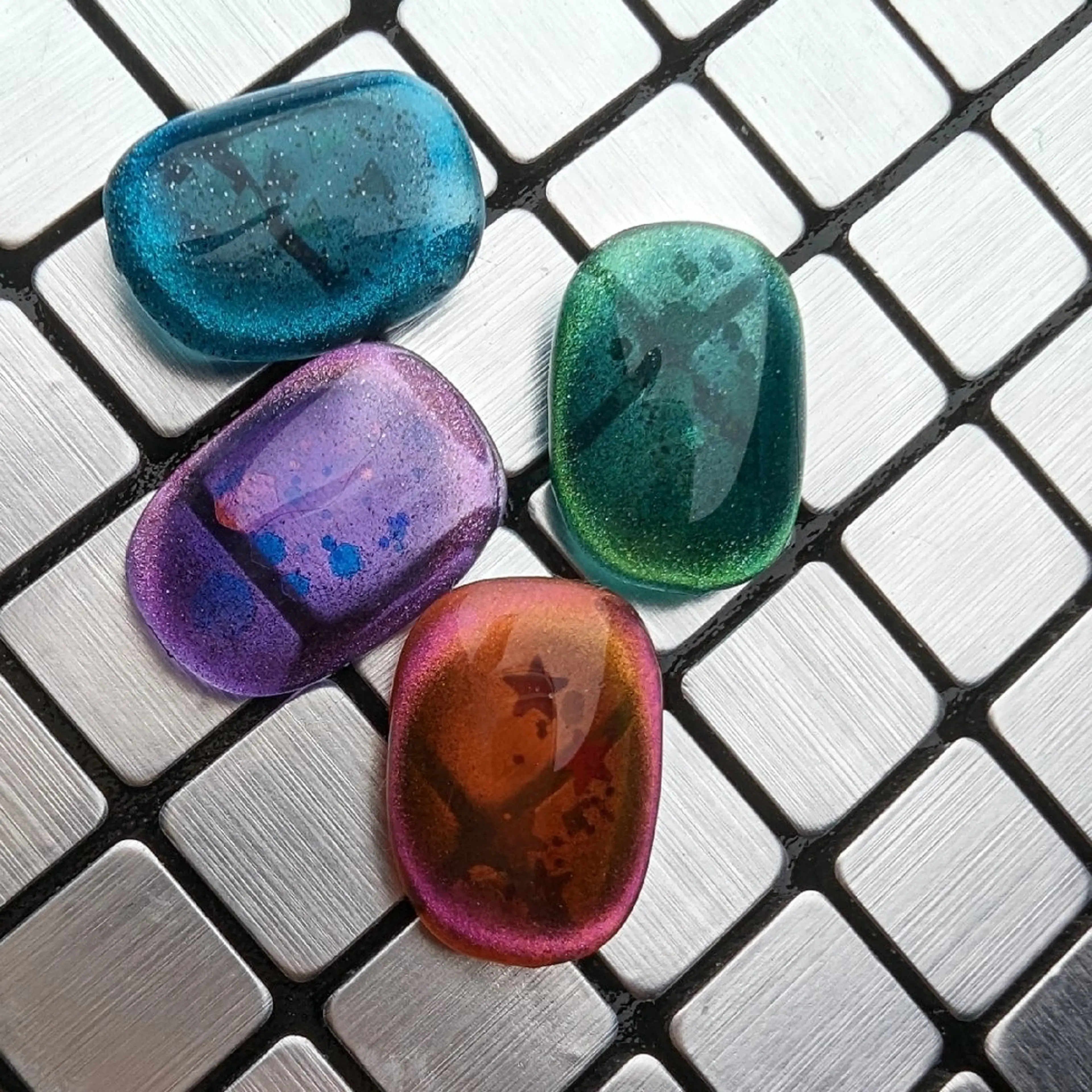 ネイル クリアネイル マグネットネイル ナリタ・ マミのネイルデザイン