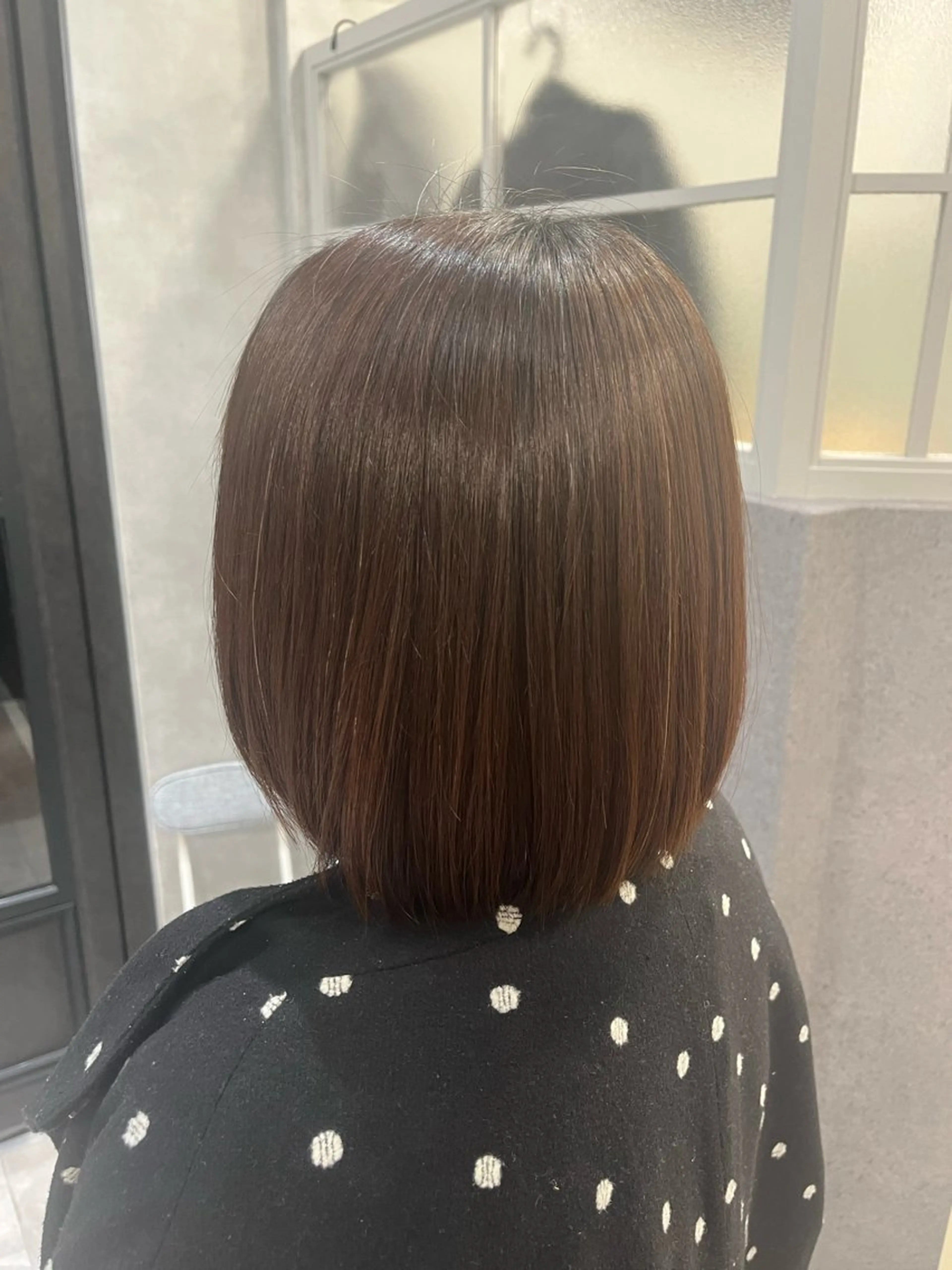 ショート パーマ ボブ 髪質改善 縮毛矯正 トリートメント カット 縮毛矯正 トリートメント ヘッドスパ 個室美容室miyuu hair&spa所属・加藤 あおいのヘアスタイル