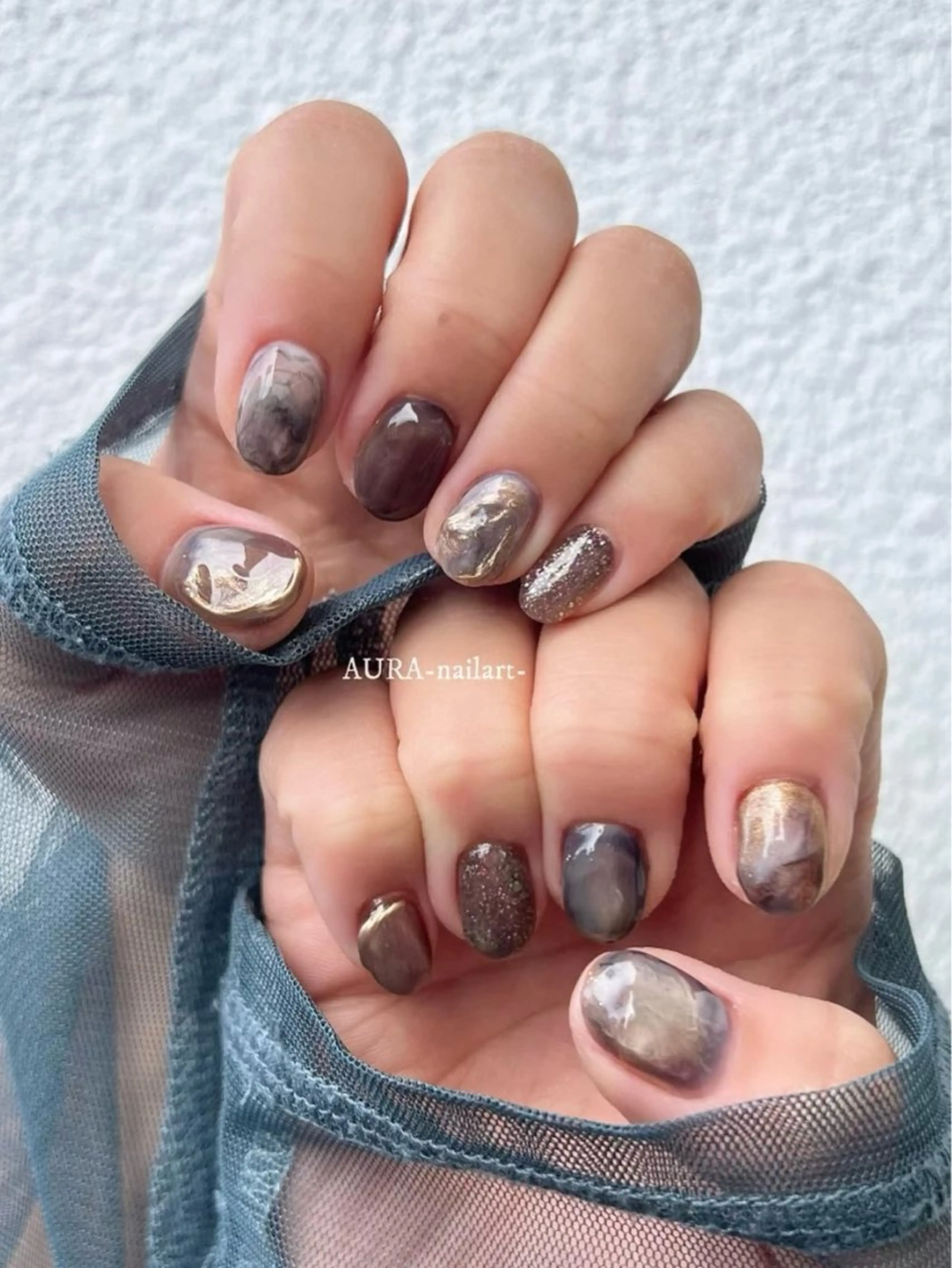 ネイル AURA nailartのネイルデザイン