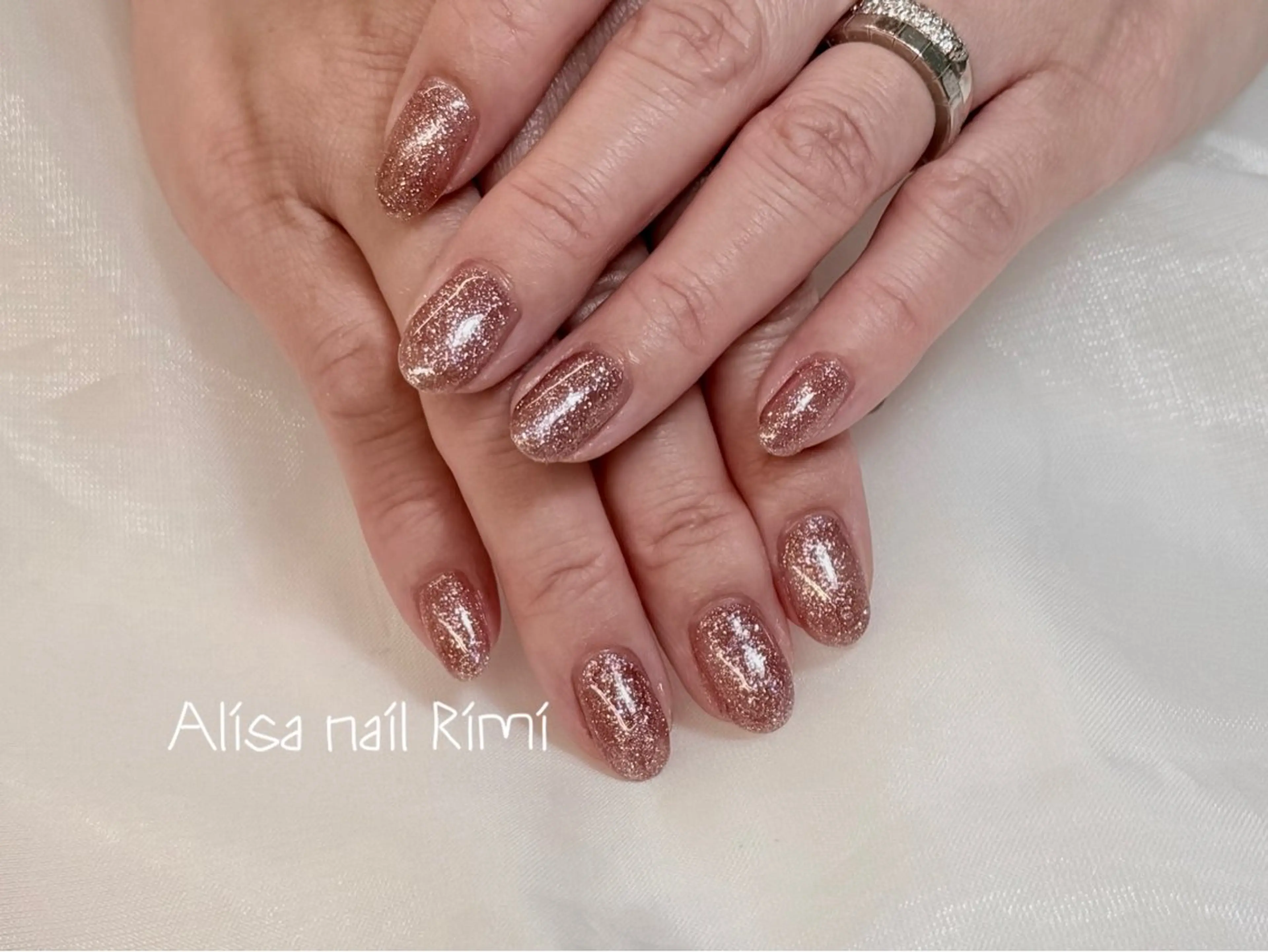 ネイル フラッシュネイル キラキラネイル ハンドネイル リ ミのネイルデザイン