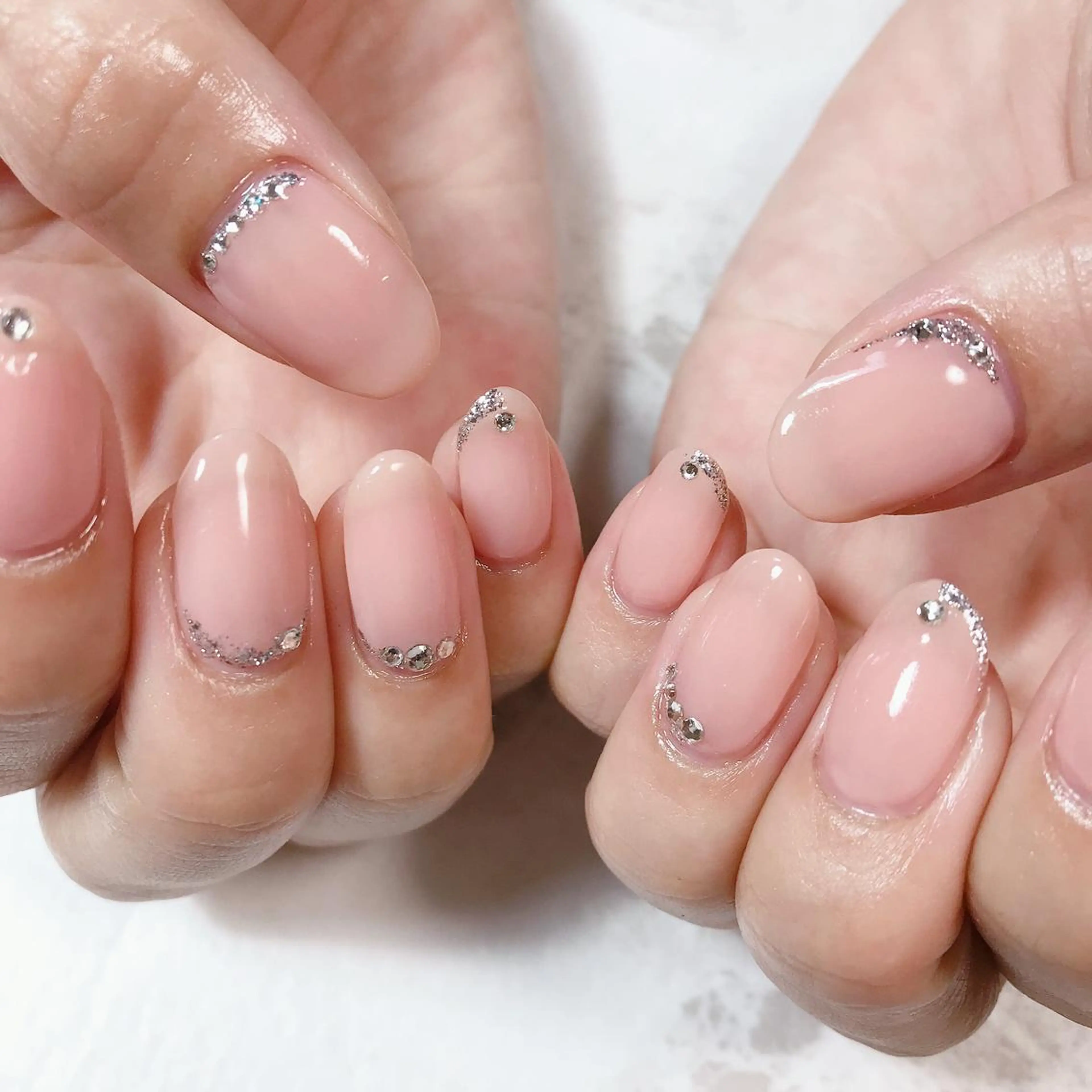 ネイル 持ち込み ブライダルネイル sereha nailのネイルデザイン