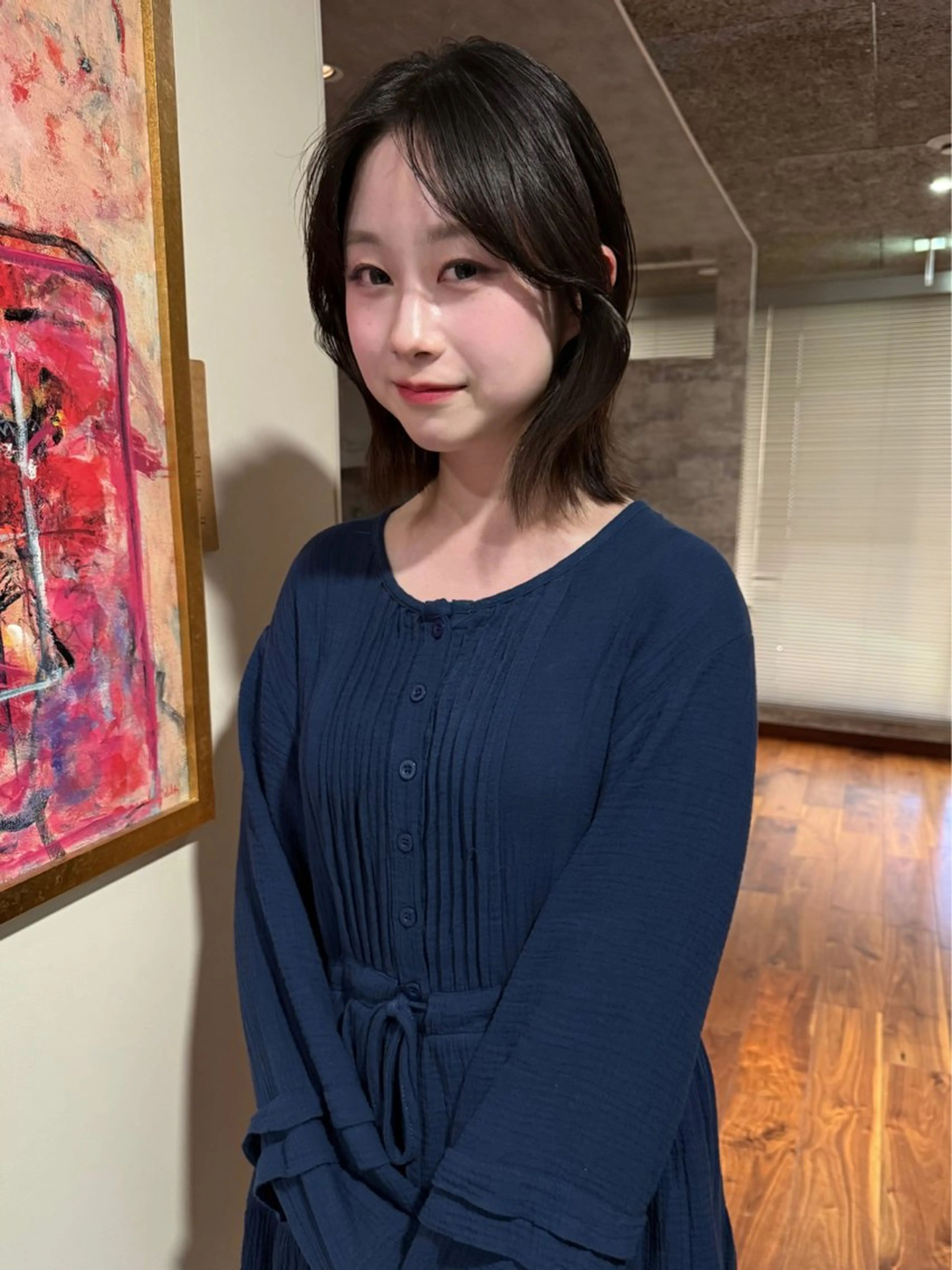 ミディアム カラー カット トリートメント mai / linoah˚✧のヘアスタイル