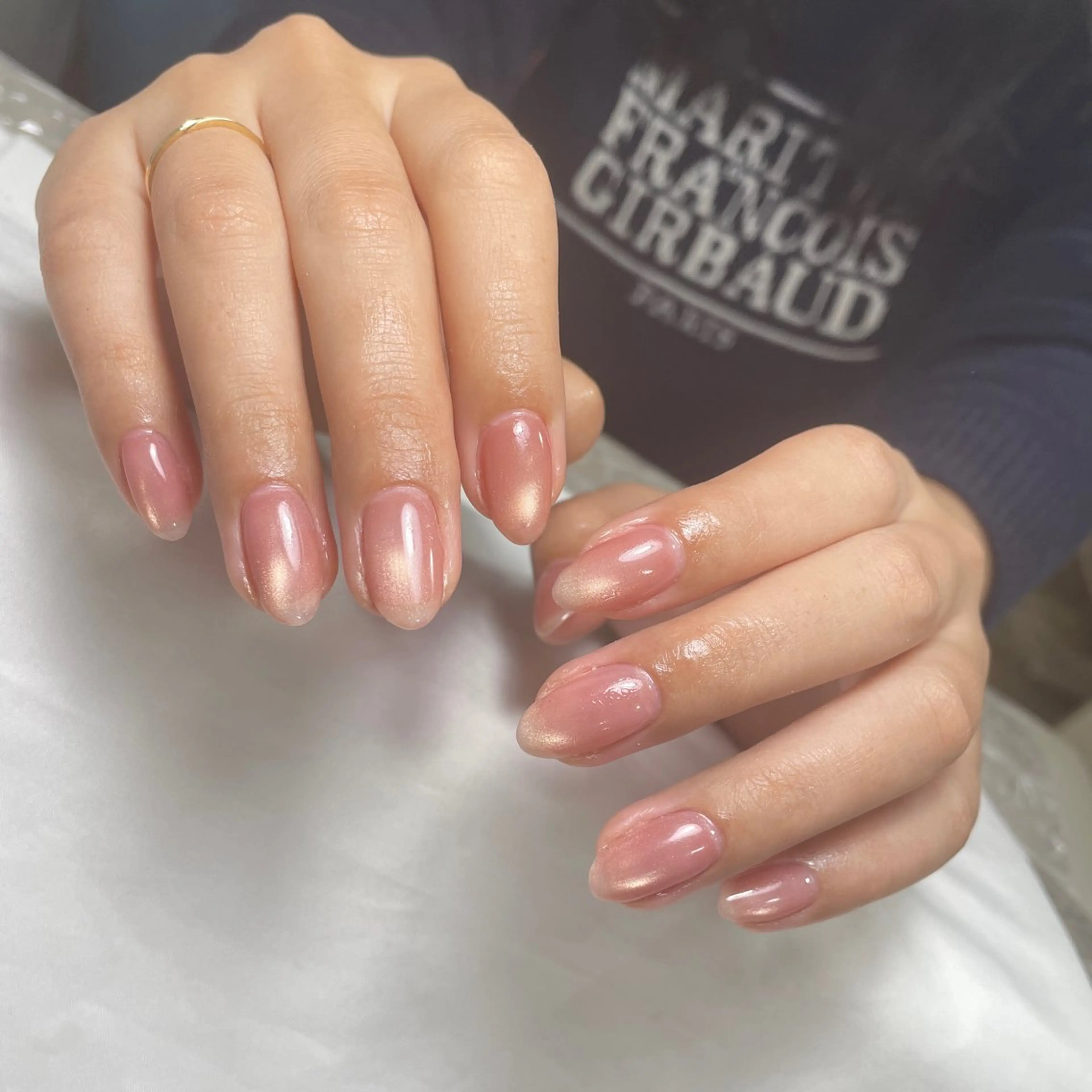 ネイル アートネイル フレンチネイル ジェルネイル グラデーション 韓国ネイル ハンドネイル 久保田 マリコのネイルデザイン