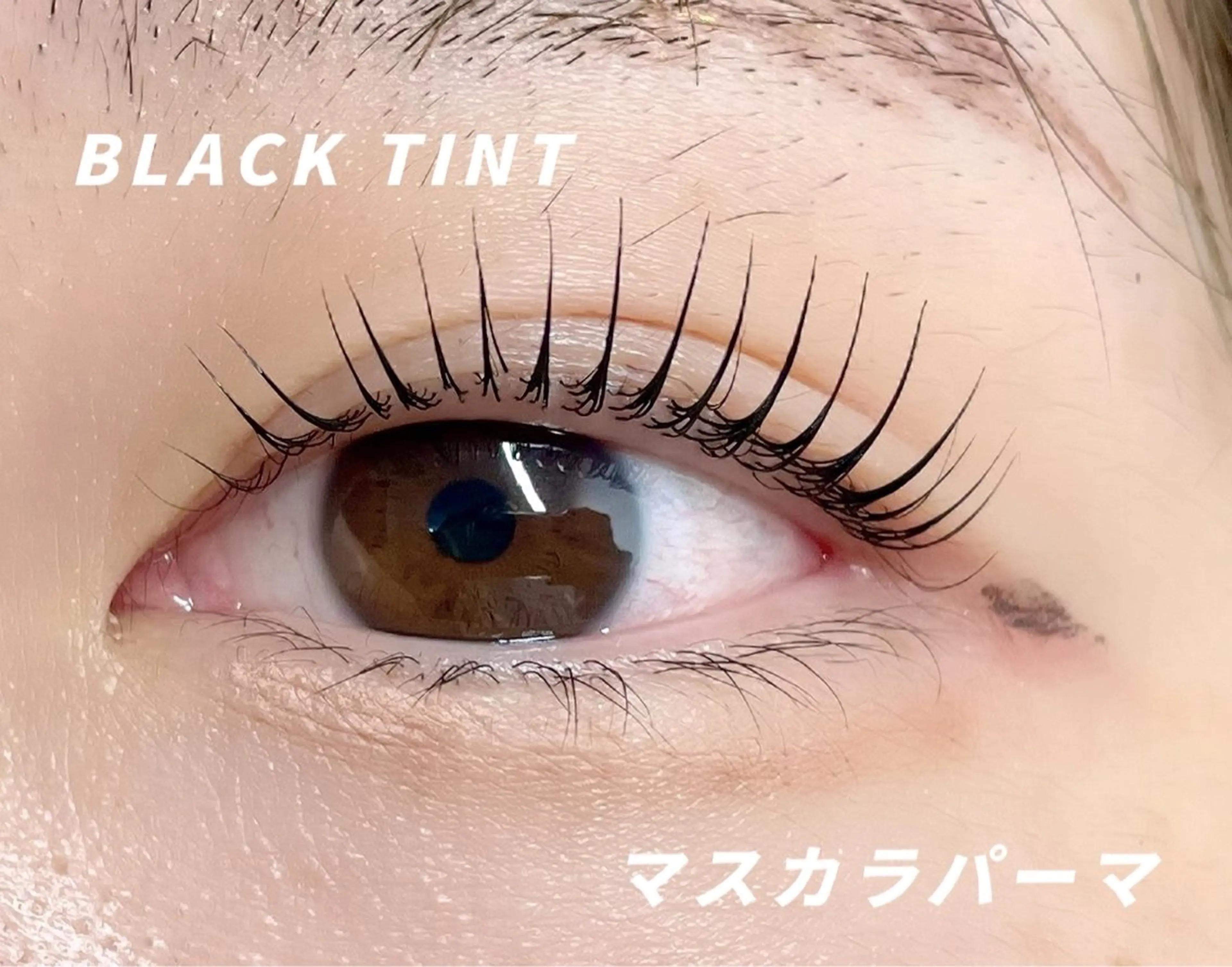 【デザインパーマ】パリジェンヌ可◎マスカラパーマ/BLACK TINTの写真
