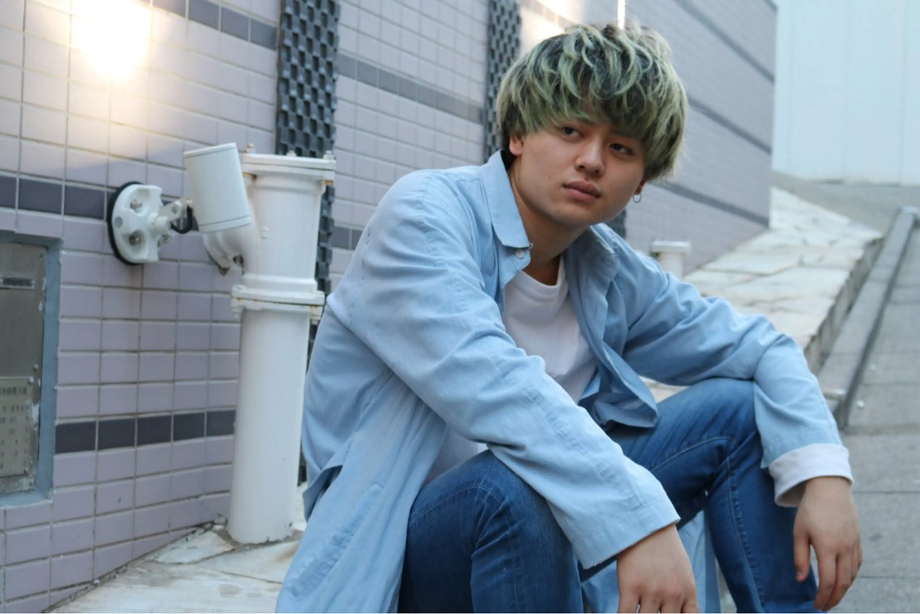 ショート カラー パーマ ヘアアレンジ メンズ 🔥メンズパーマ特 化🔥渡辺一翔🔥のヘアスタイル