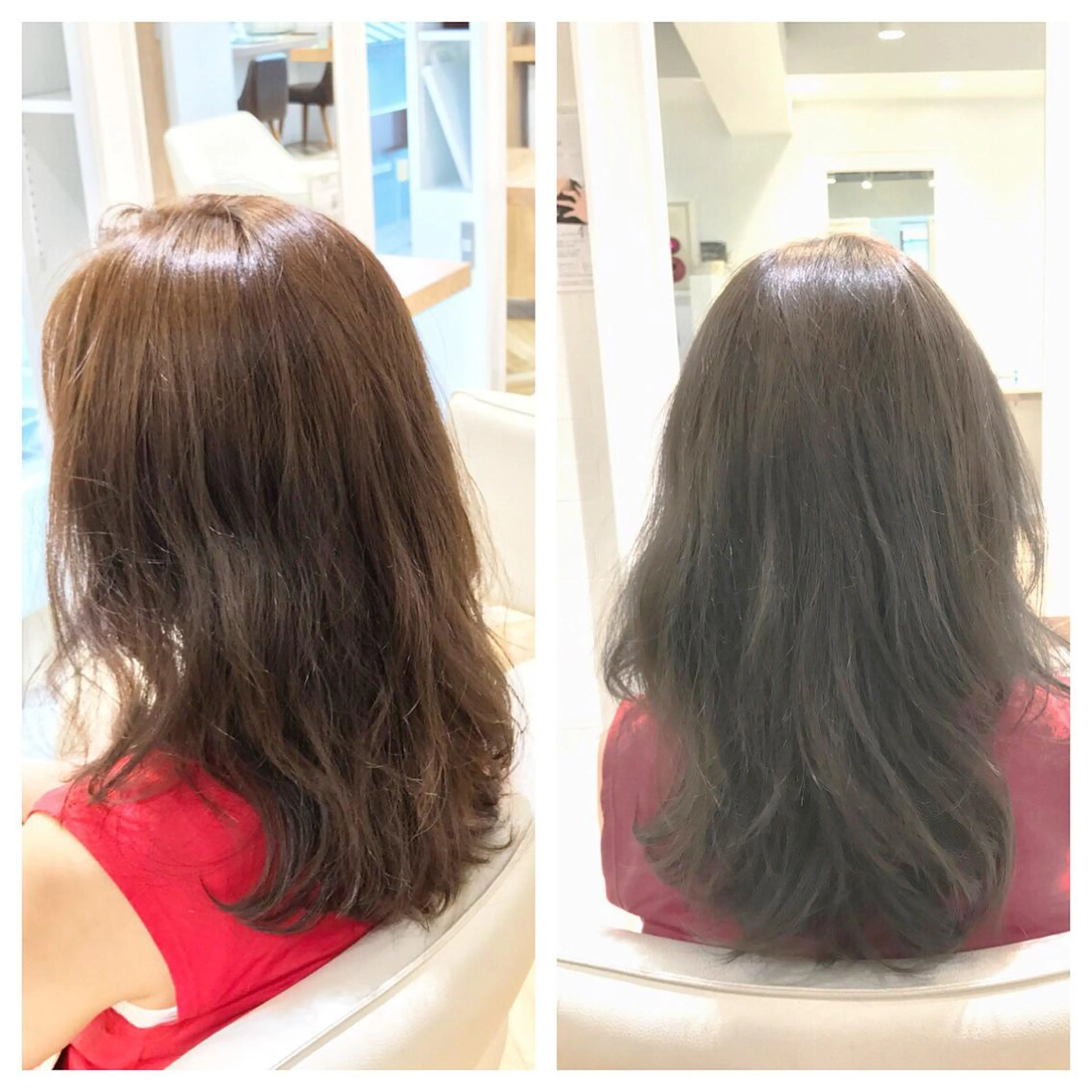 セミロング カラー グレージュ 高橋 啓寛のその他イメージ