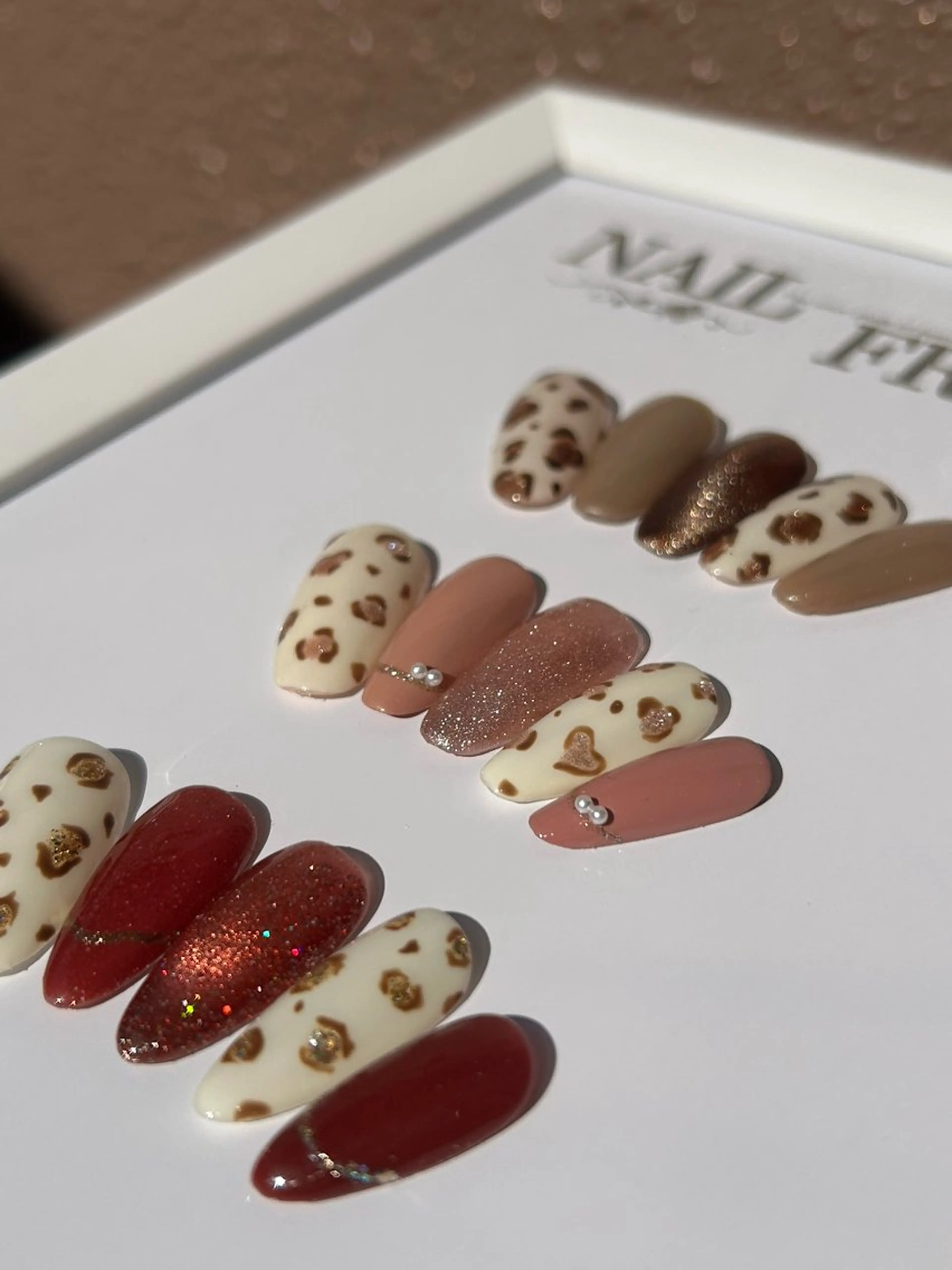 レオパードデザイン🐆🤎の写真