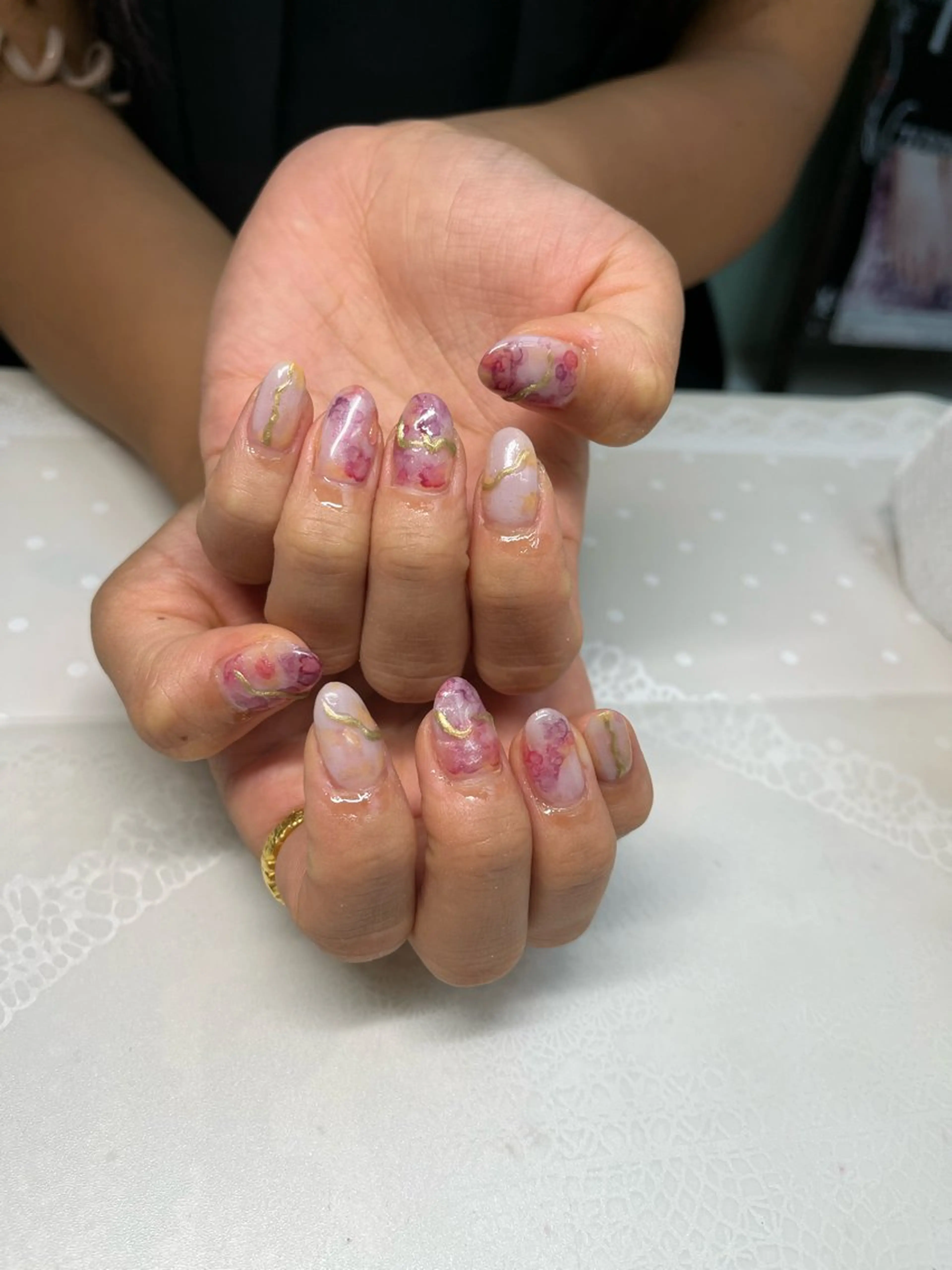 ネイル ハンドネイル 新宿ネイルサロン ジェミディローサ所属・新宿ネイルサロン ジェミディローサのネイルデザイン