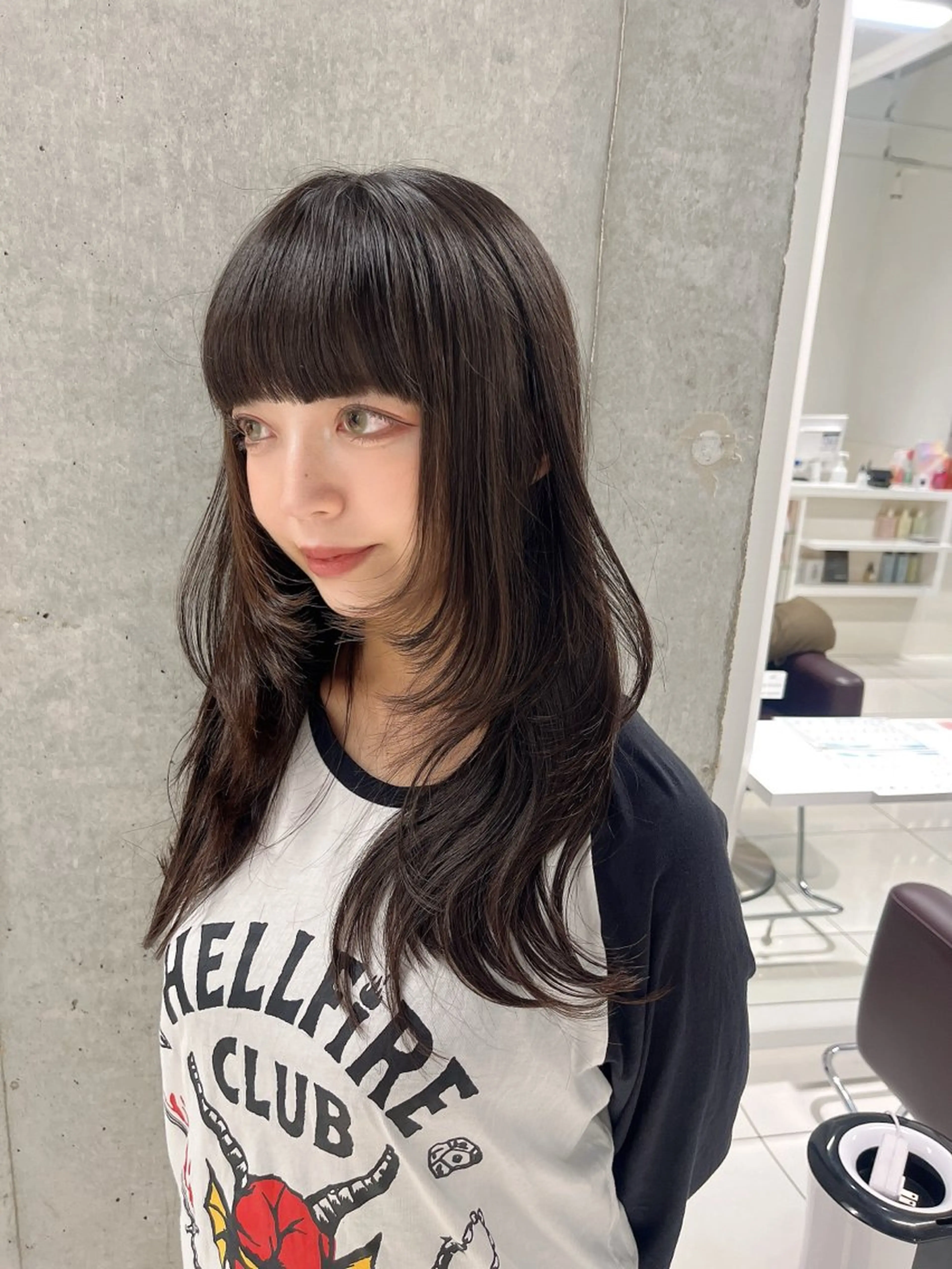 ロング エクステ りおな/エクステ /ミルクティーカラーのヘアスタイル