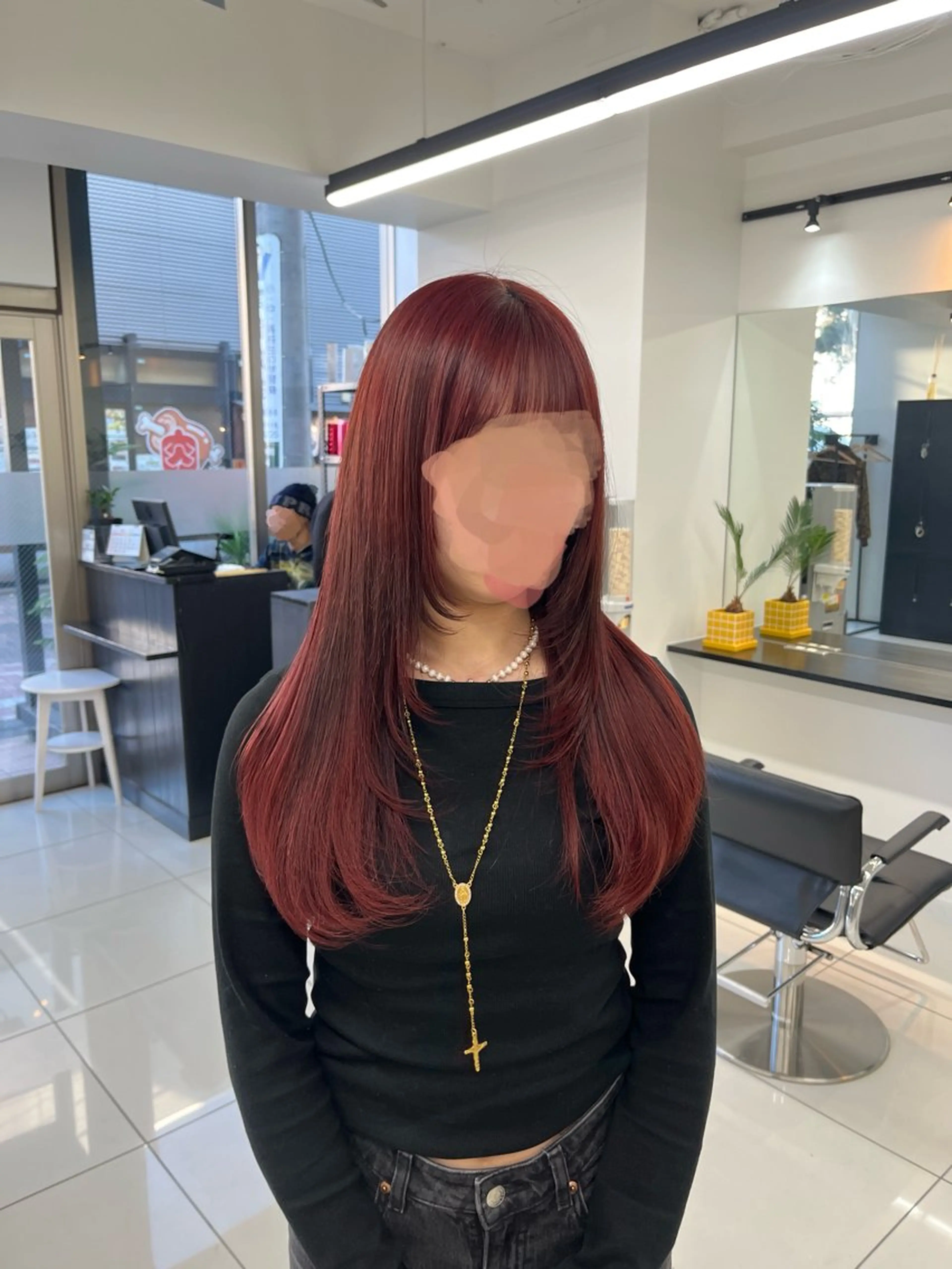 ロング カラー ヘアカラー トリートメント ブリーチなしWカラー /アレンジ/ユウミのヘアスタイル