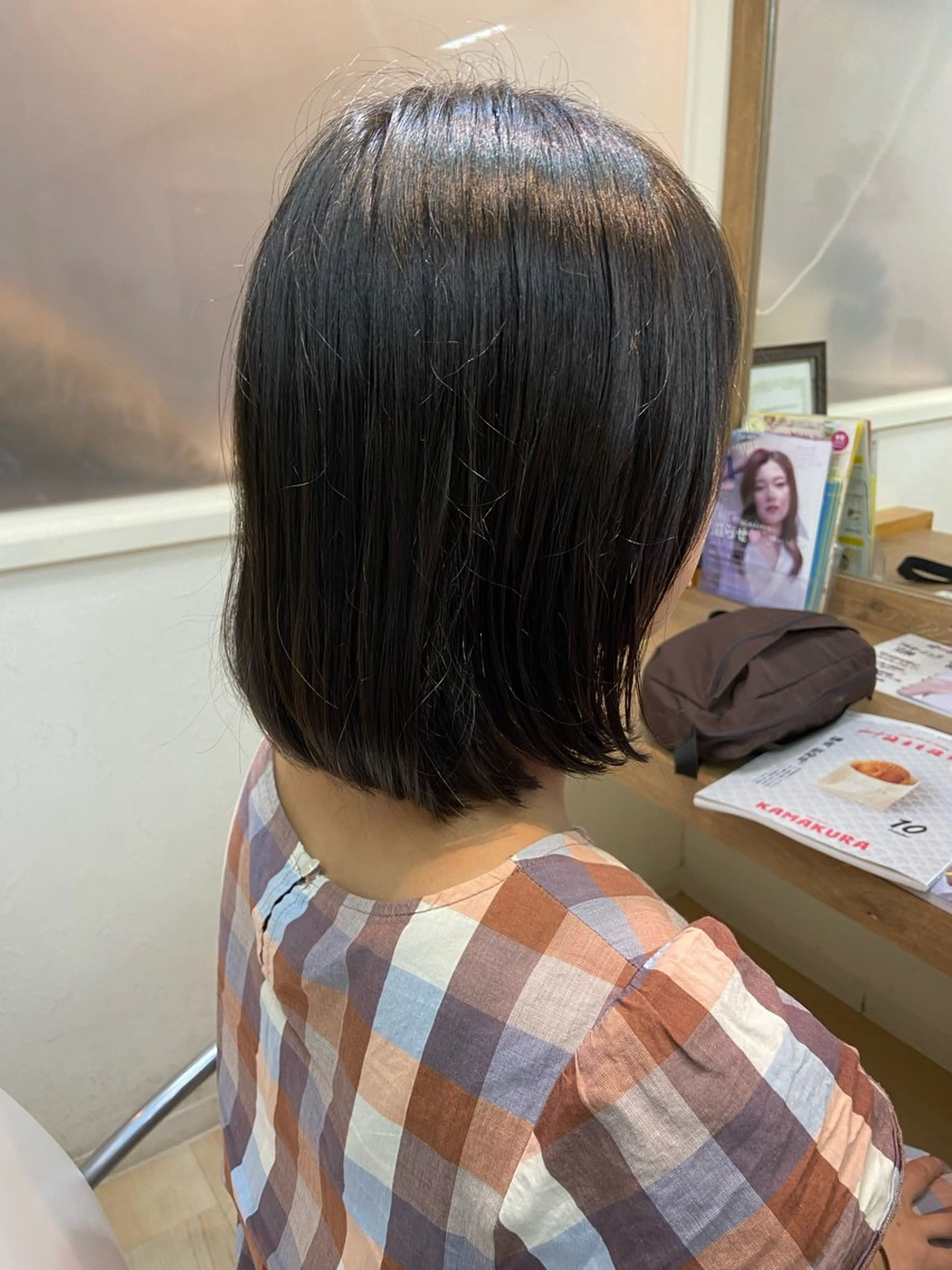 ミディアム VISAGE   join所属・コバヤシ ユウスケのヘアスタイル