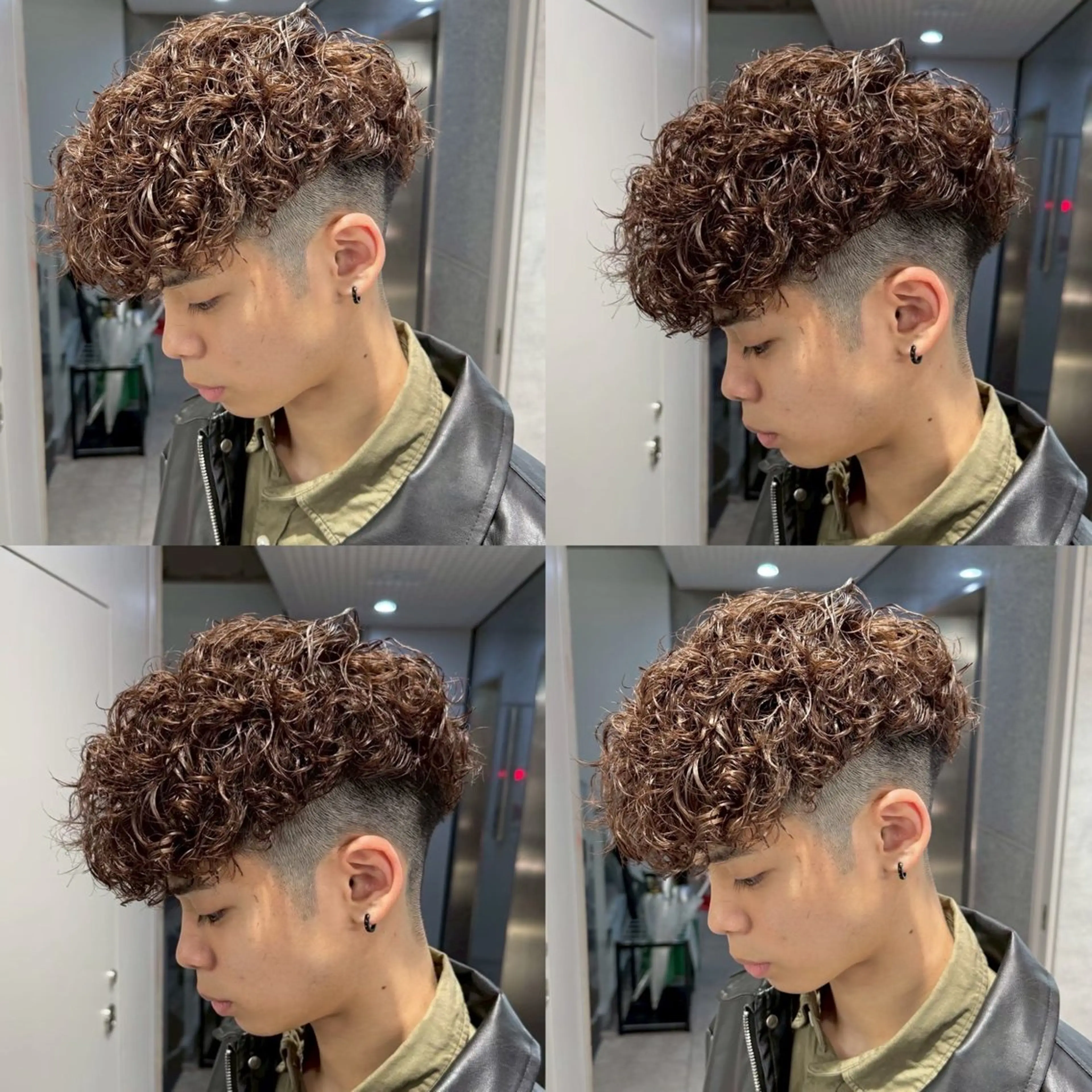 ミディアム ミディアムパーマ ツイストパーマ カット パーマ ✨刈り上げ特化パーマ 達人 水沼心✨のヘアスタイル