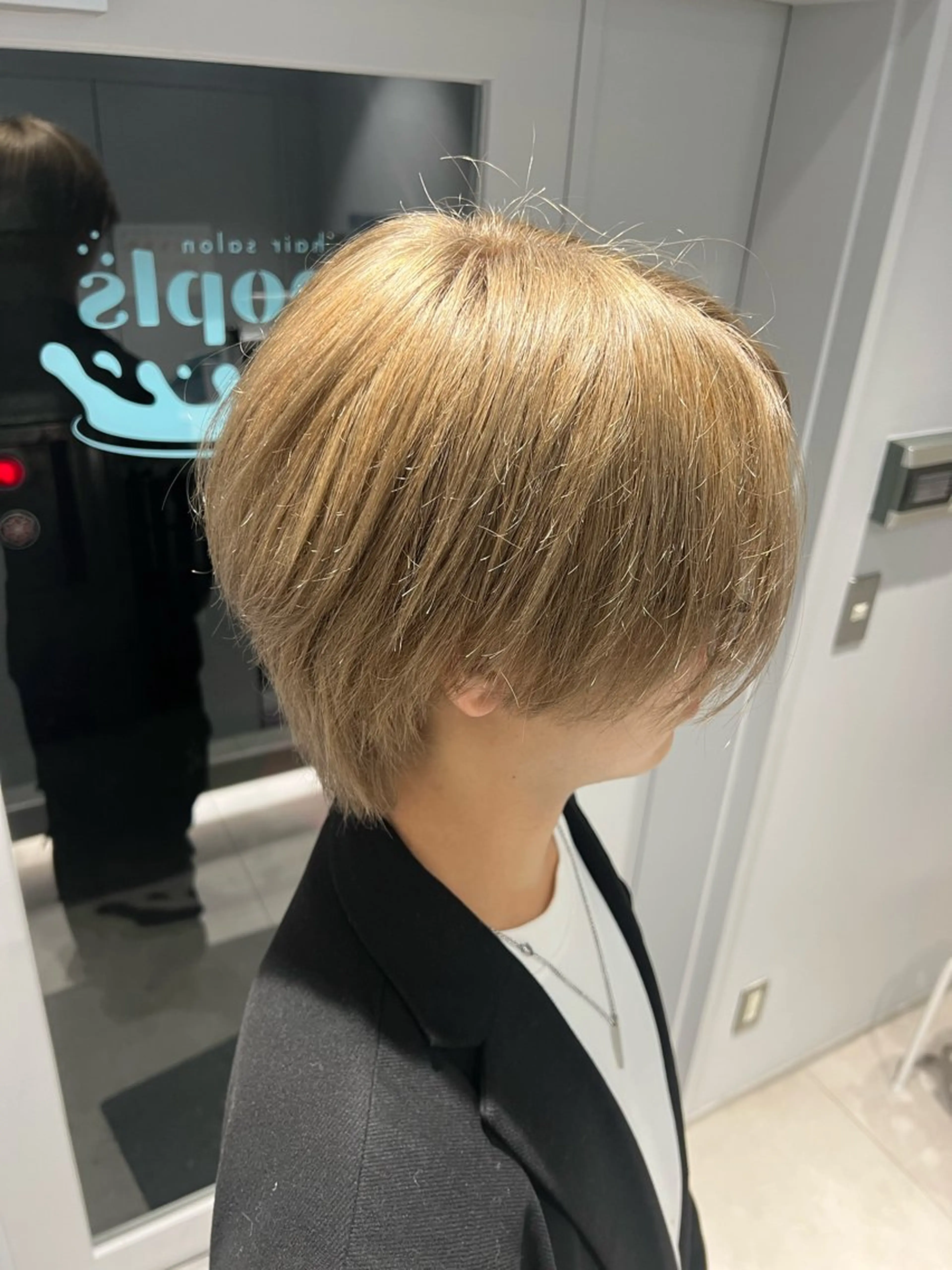 カラー メンズ ベージュカラー ミルクティーベージュ ブリーチ練習モデル 募集✨️NOAのヘアスタイル