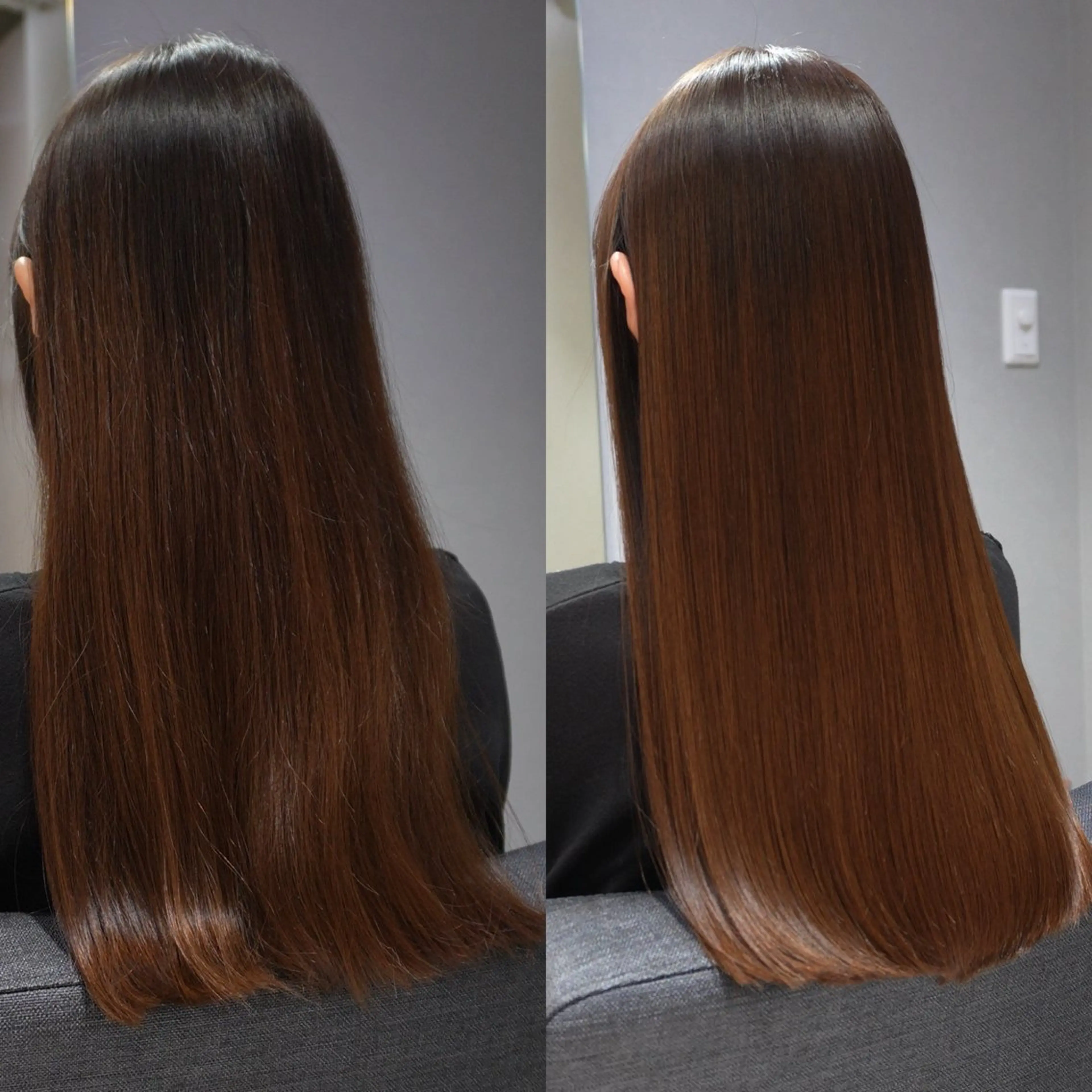 ロング カラー 髪質改善韓国コテ巻き パーマ/城井友輔のヘアスタイル