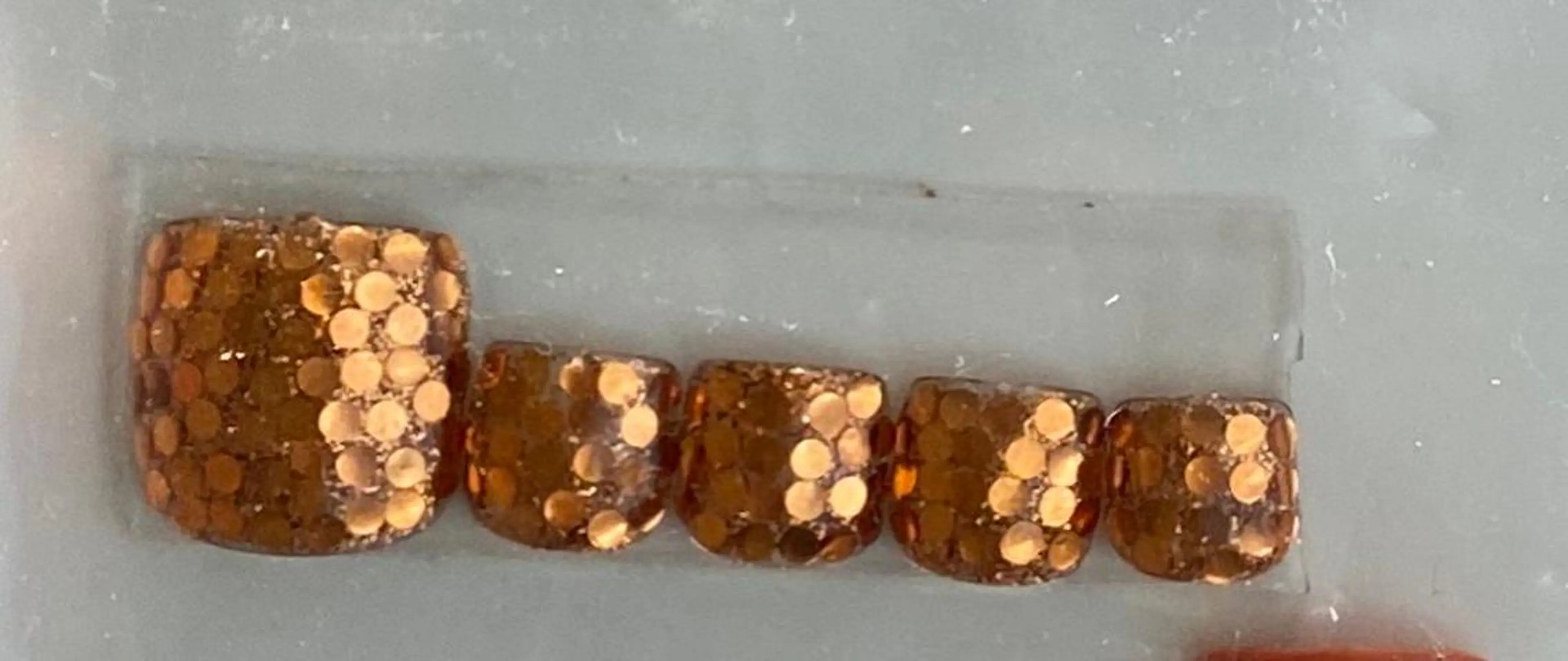 12時以降予約可!フットオフなしラメホロ 埋め尽くしの写真