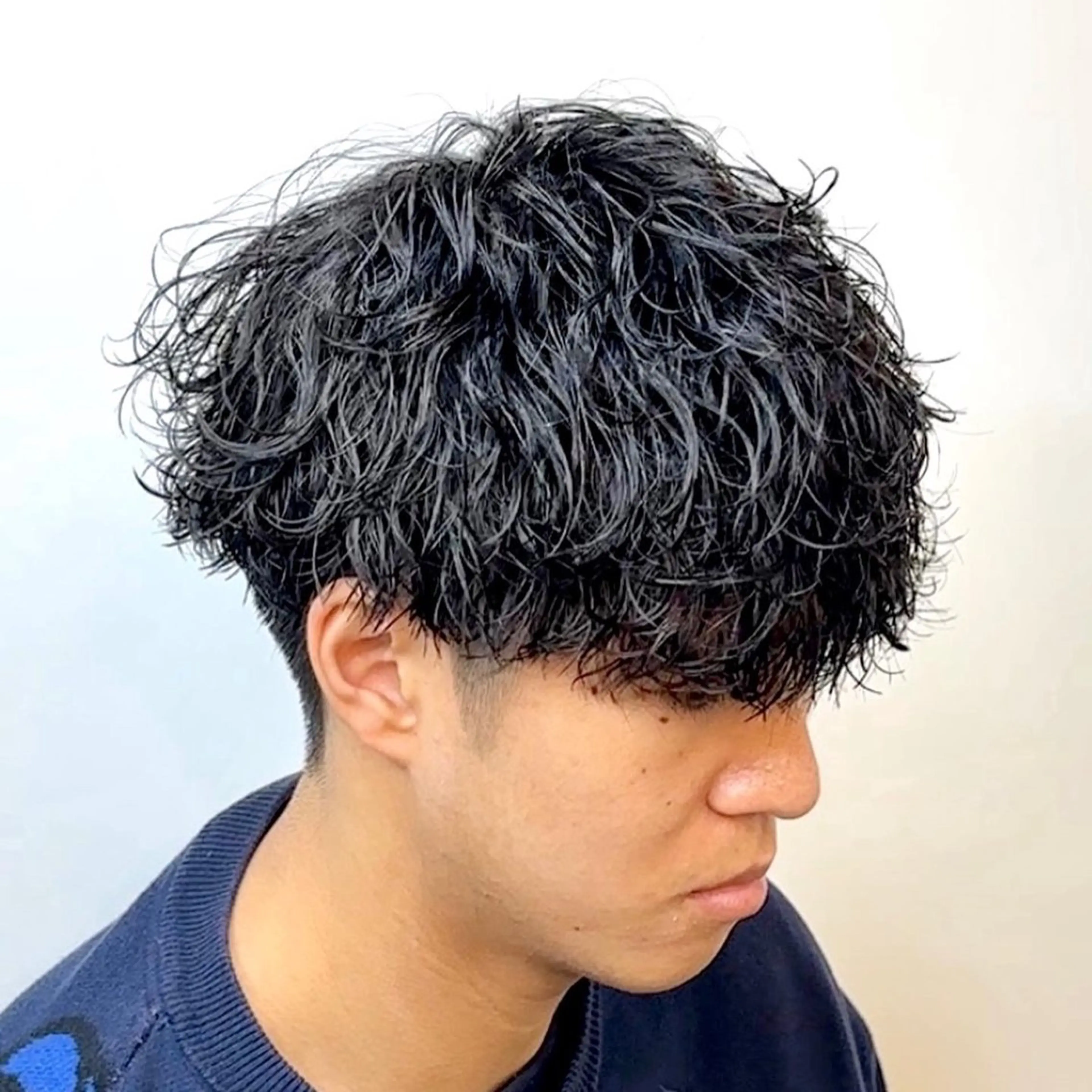 パーマ メンズ メンズパーマ 波巻きパーマ メンズパーマ/新宿/ サイカショウイチのヘアスタイル