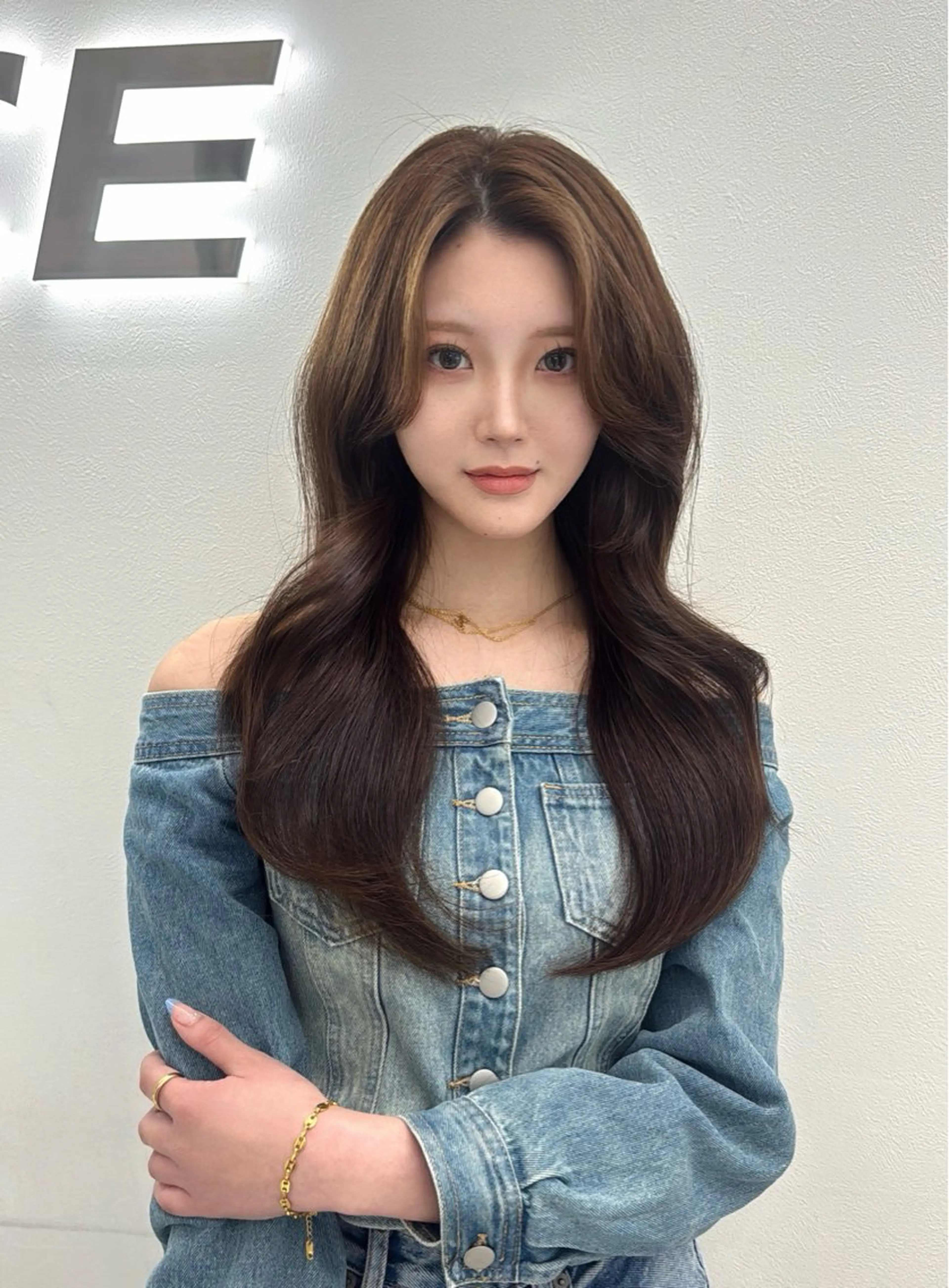 ロング カラー ヘアカラー 中韓レイヤー/ ブラウン🤎はやとのヘアスタイル