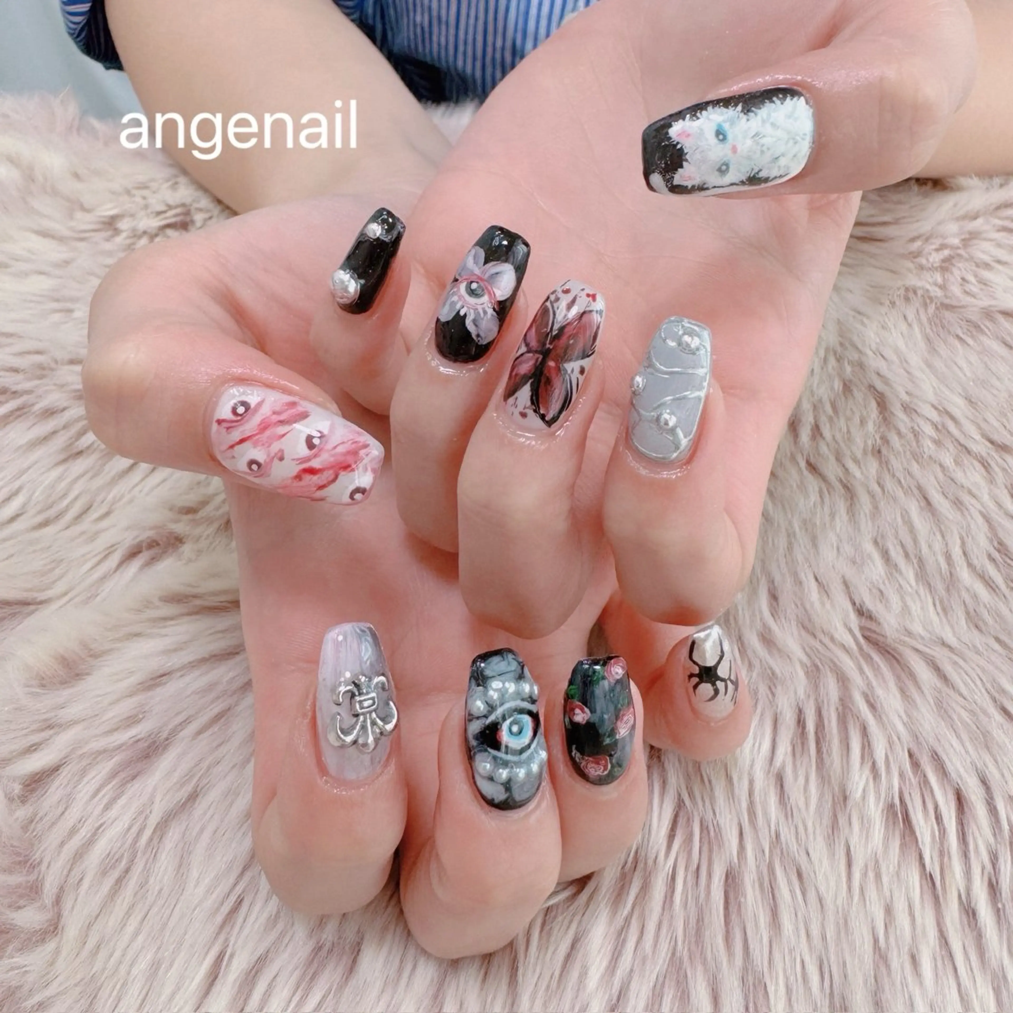 ネイル ハンドネイル オーナーネイリスト MAKIのネイルデザイン