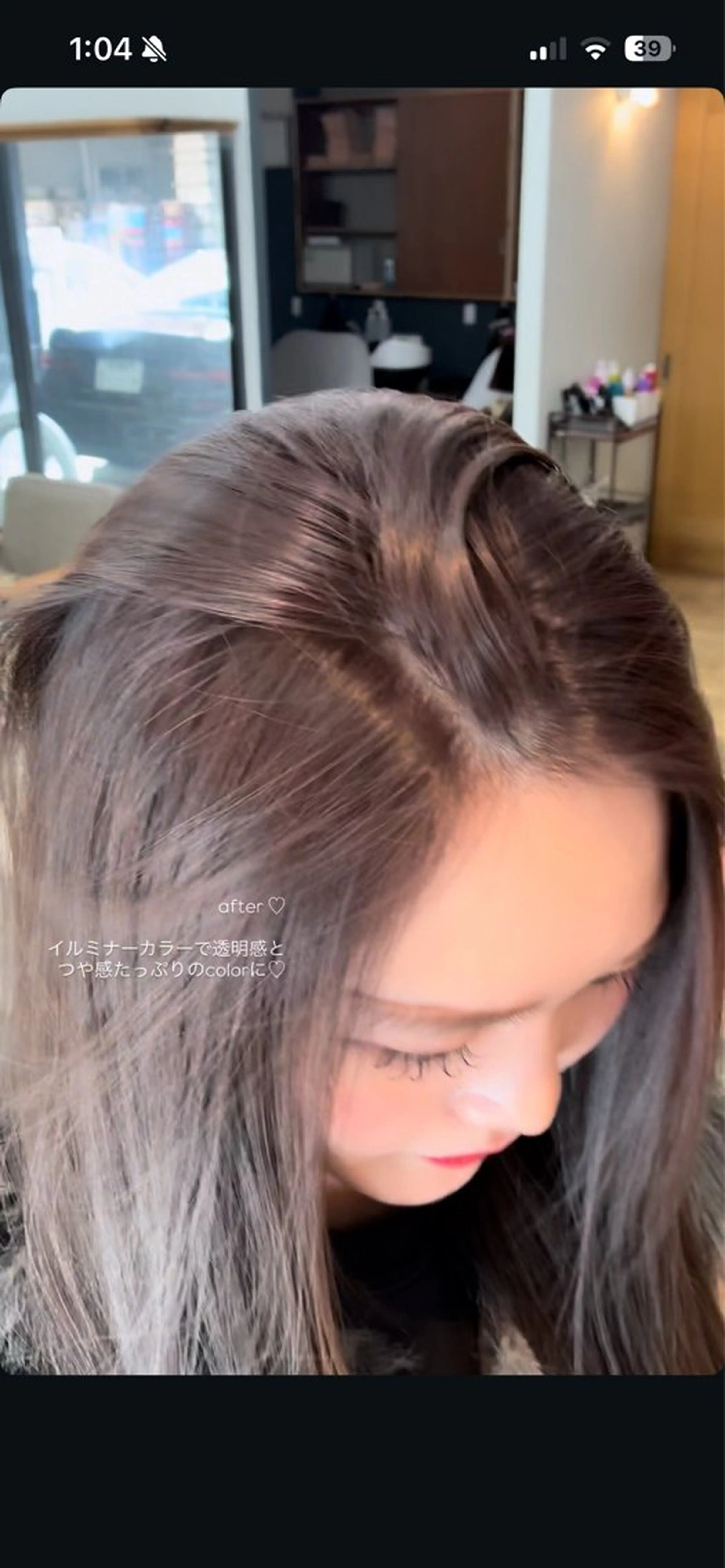 ロング ヘアカラー nanami🏷🤎 ふんわりカラーのヘアスタイル