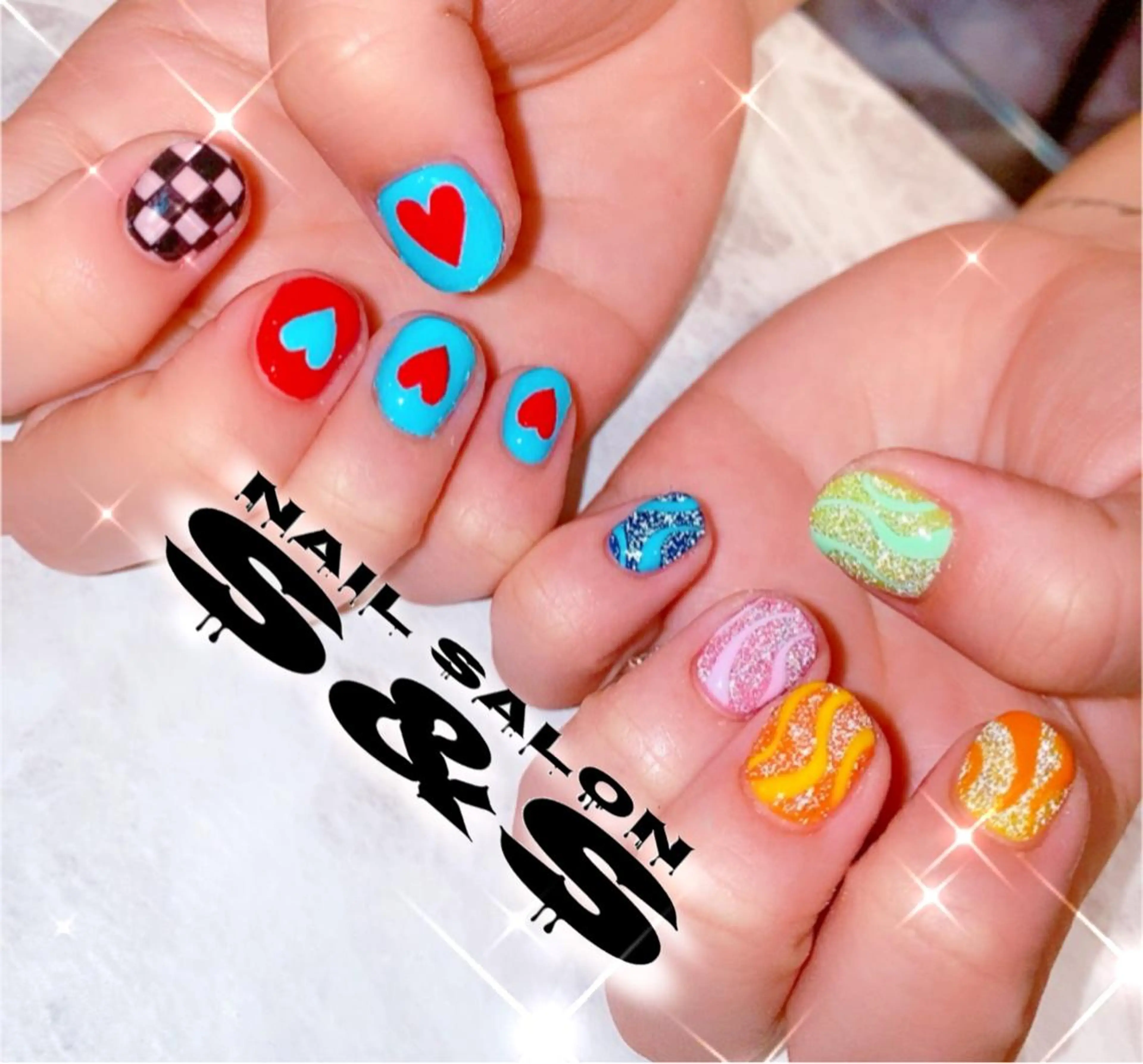 ネイル 長さ出し メンズネイル 持ち込み スカルプネイル S&S 村田小百合のネイルデザイン