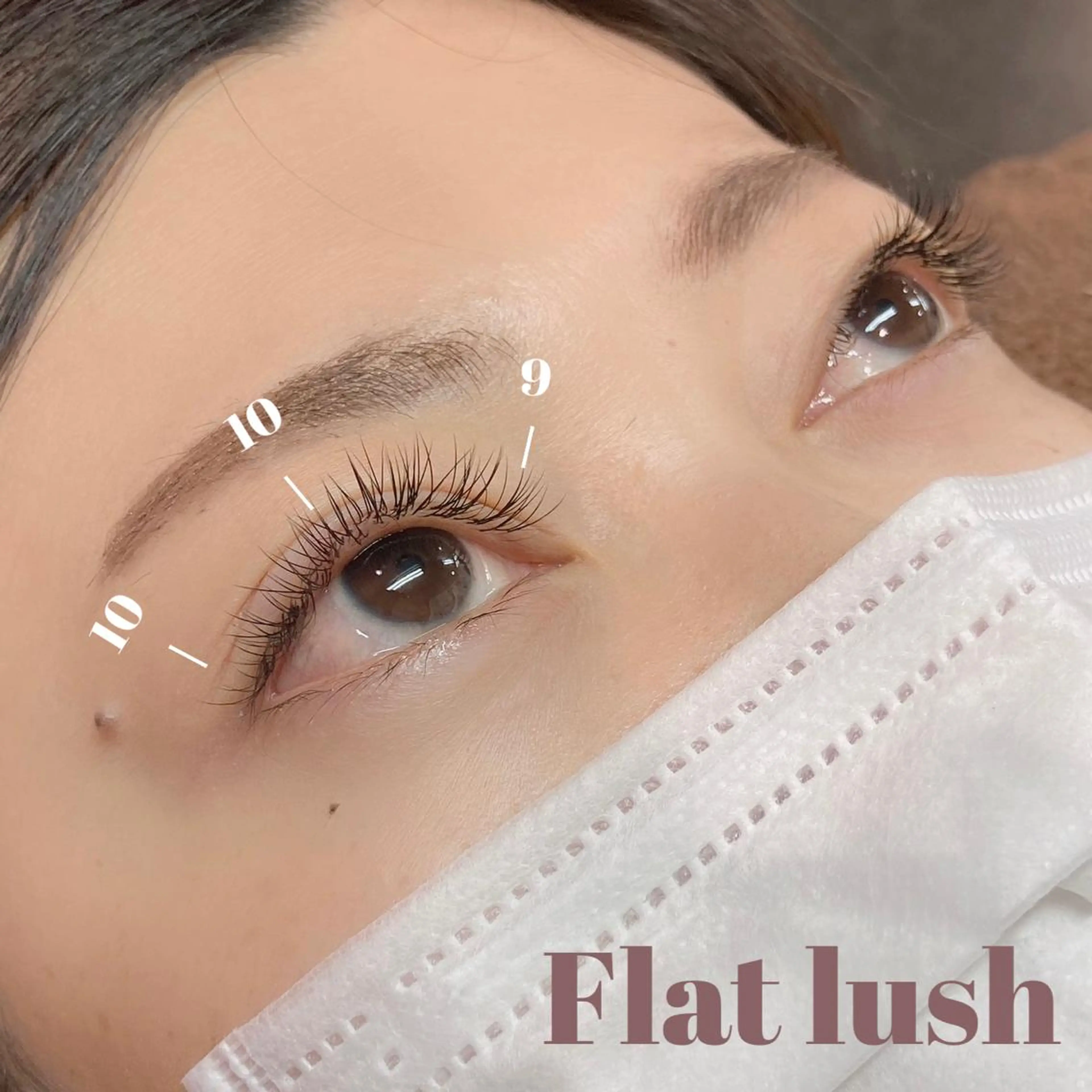 マツエク・マツパ フラットラッシュ 国分寺アイリスト あさみのマツエク・マツパデザイン