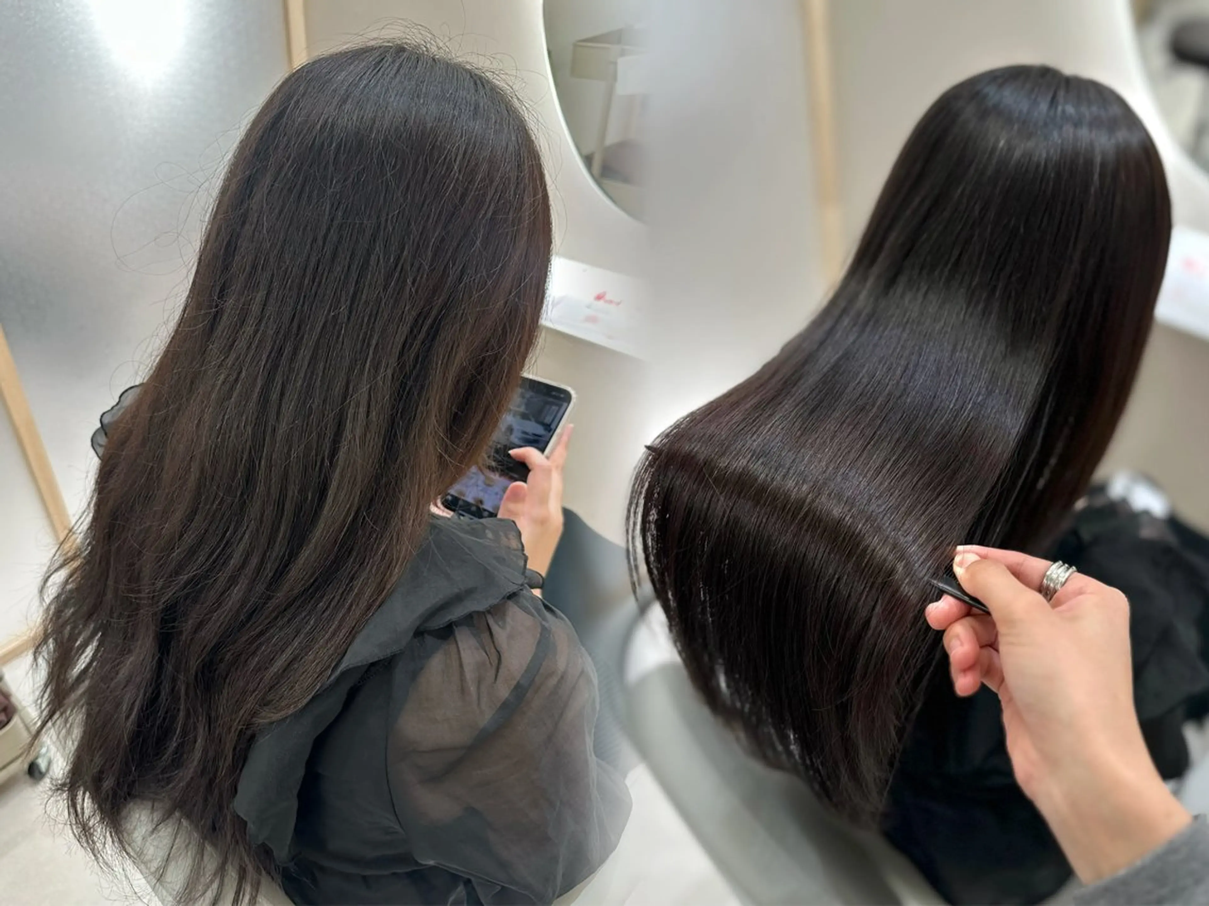 ロング 縮毛矯正 縮毛矯正 Lisa📎 【Zina 2nd】のヘアスタイル