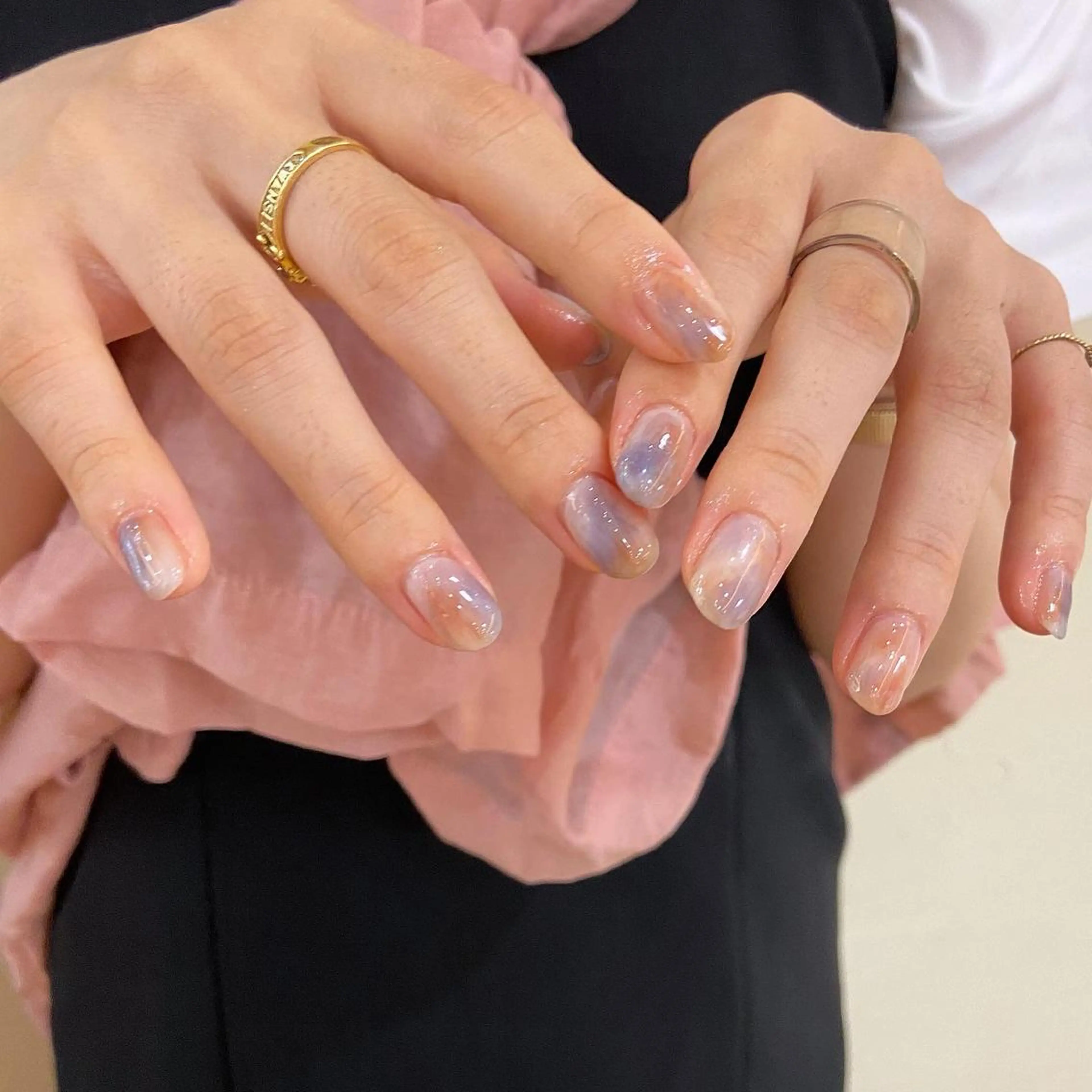 ネイル 𝕄𝕚𝕪𝕦🤍 自由が丘⌇パラジェルのネイルデザイン