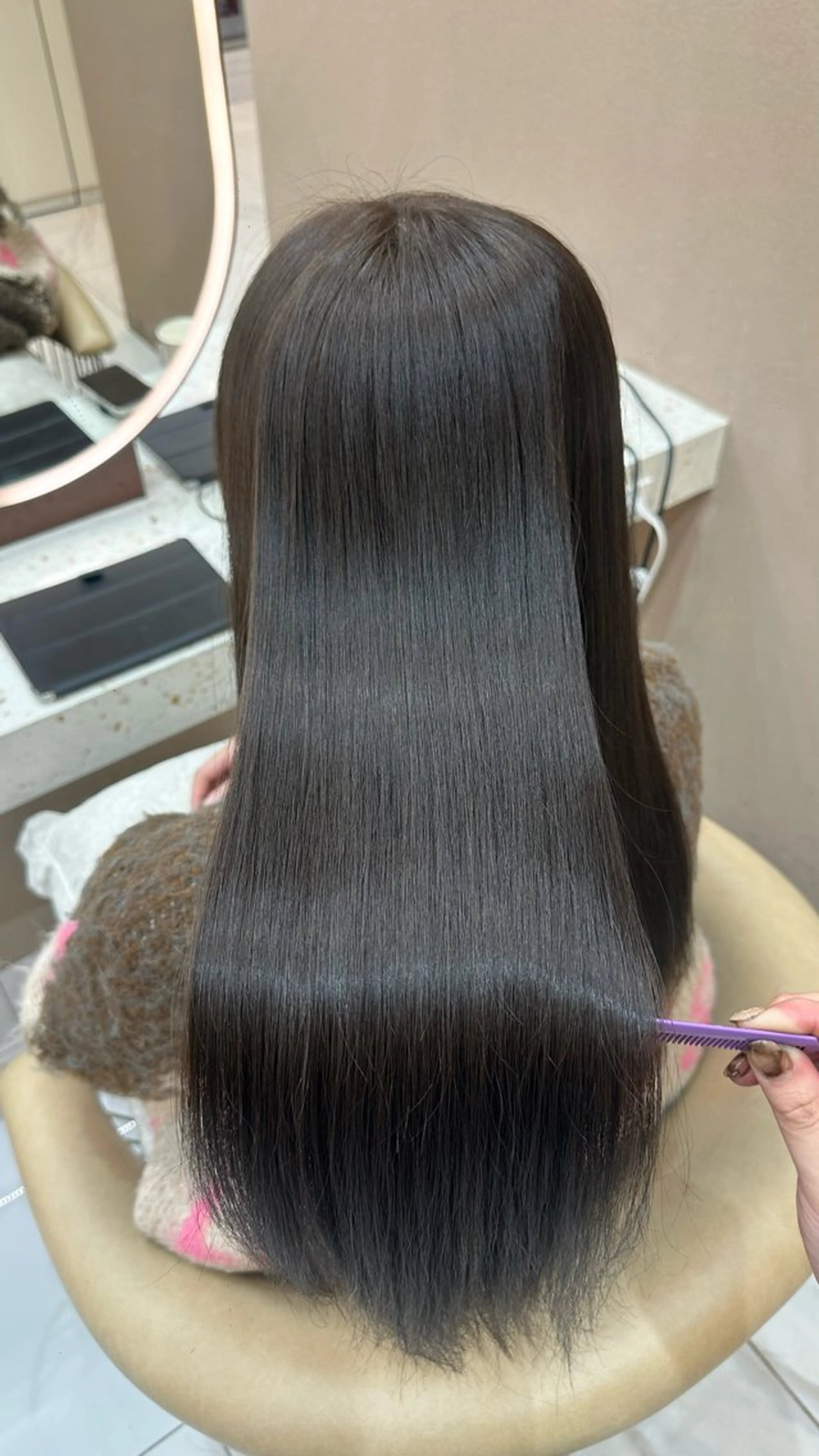 【お悩み解決トリートメント✨️】ワンカラー➕オージュアトリートメント￥6000の写真