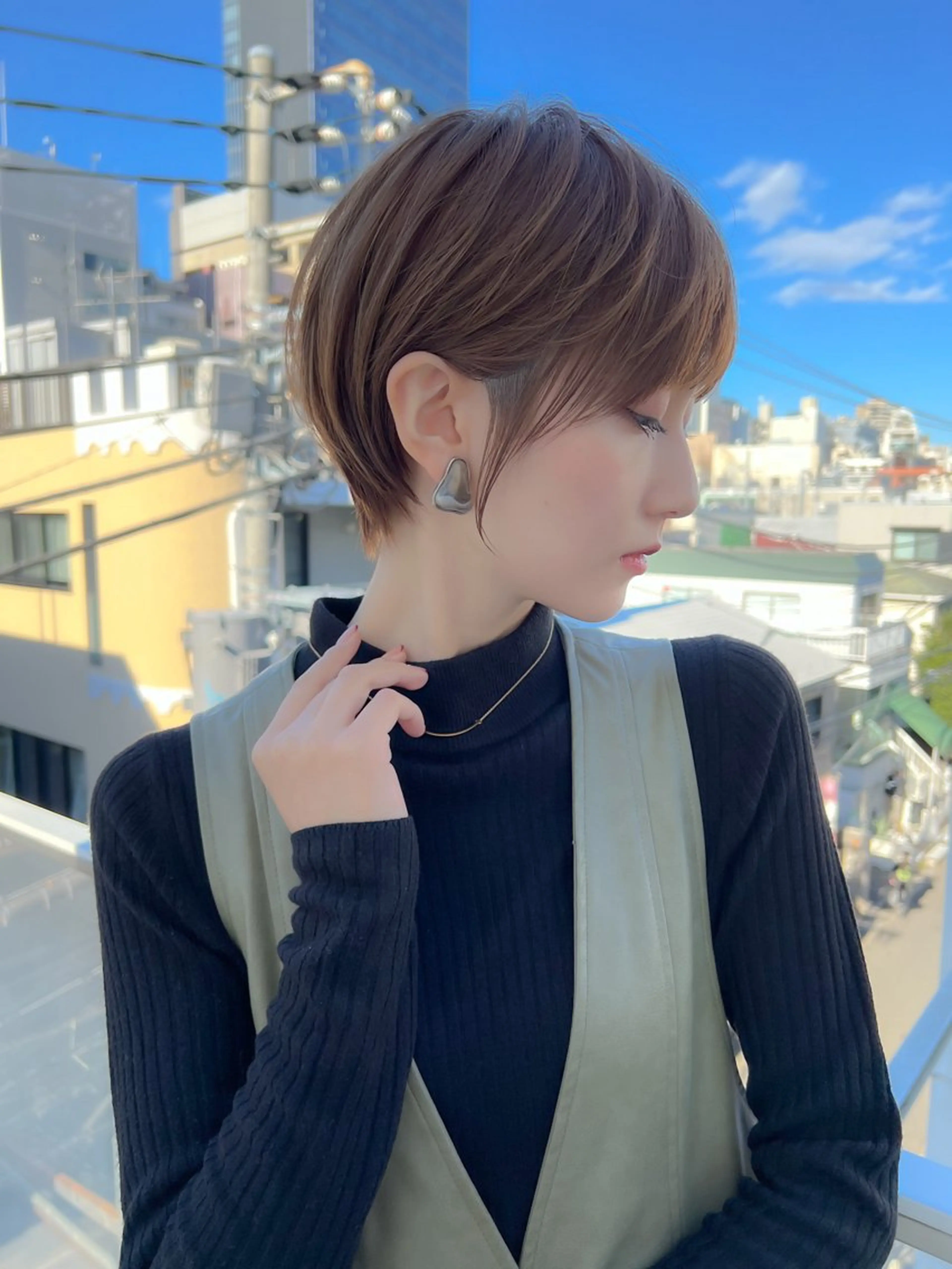 ショート ヘアカラー トリートメント ヘッドスパ taiga ショート /レイヤー/矯正🌈のヘアスタイル