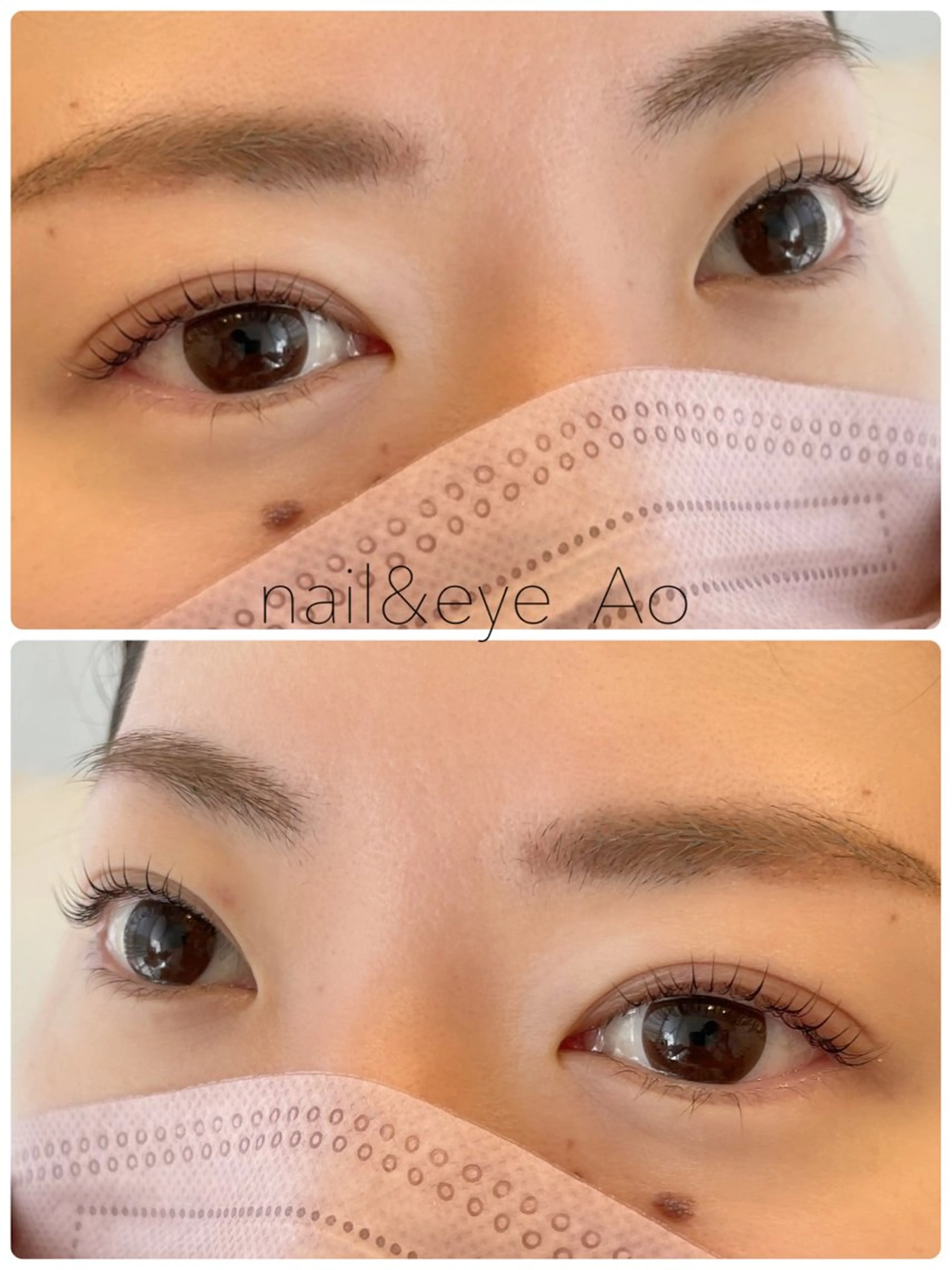 メンズ マツエク・マツパ パリジェンヌラッシュリフト マツパ nail&eye Aoのマツエク・マツパデザイン