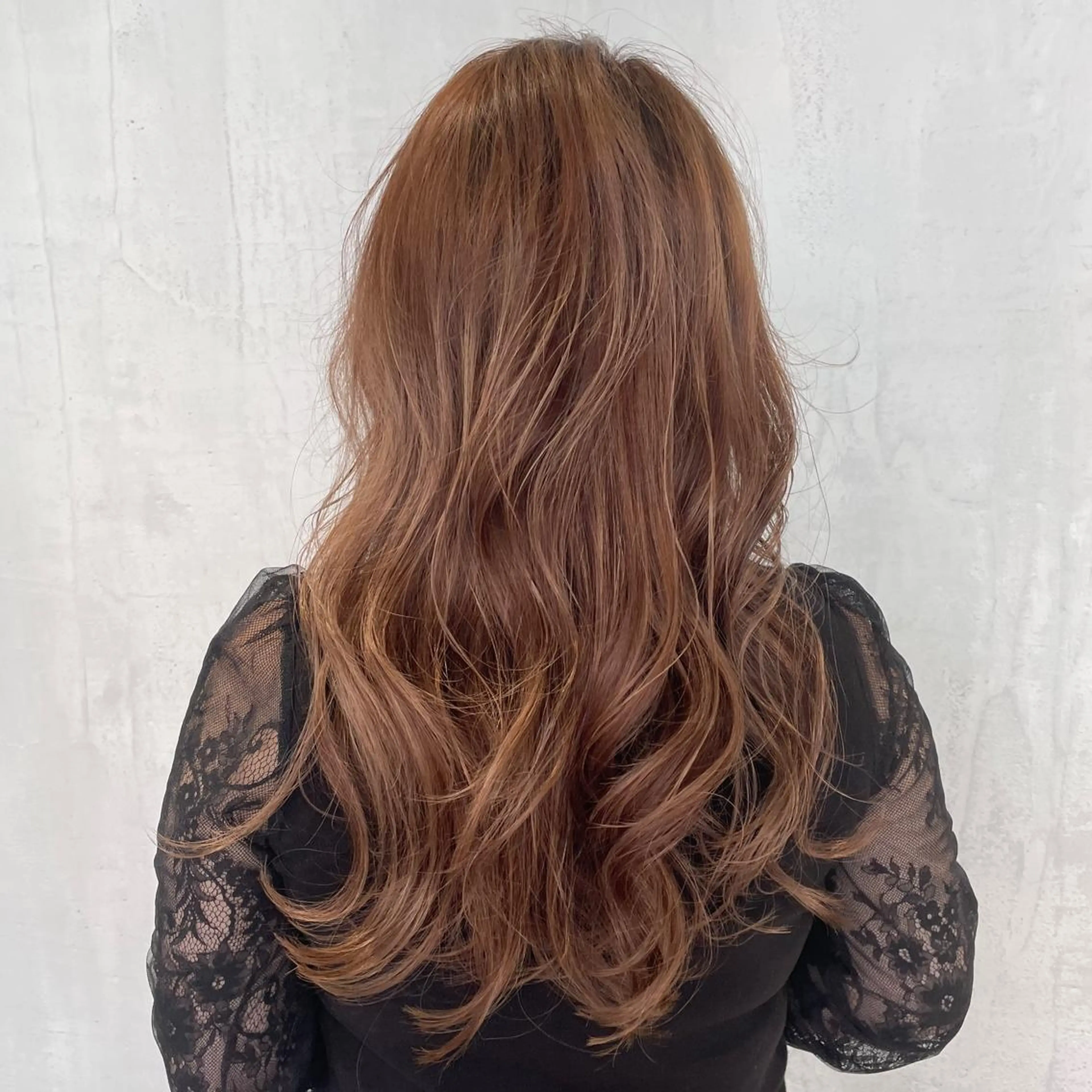 ロング カラー ハイライトカラー ハイトーンカラー ハイライト ロング カット ヘアカラー トリートメント DX SHARE SALON所属・matka白髪ぼかし 大人ヘア/KEIKOのヘアスタイル