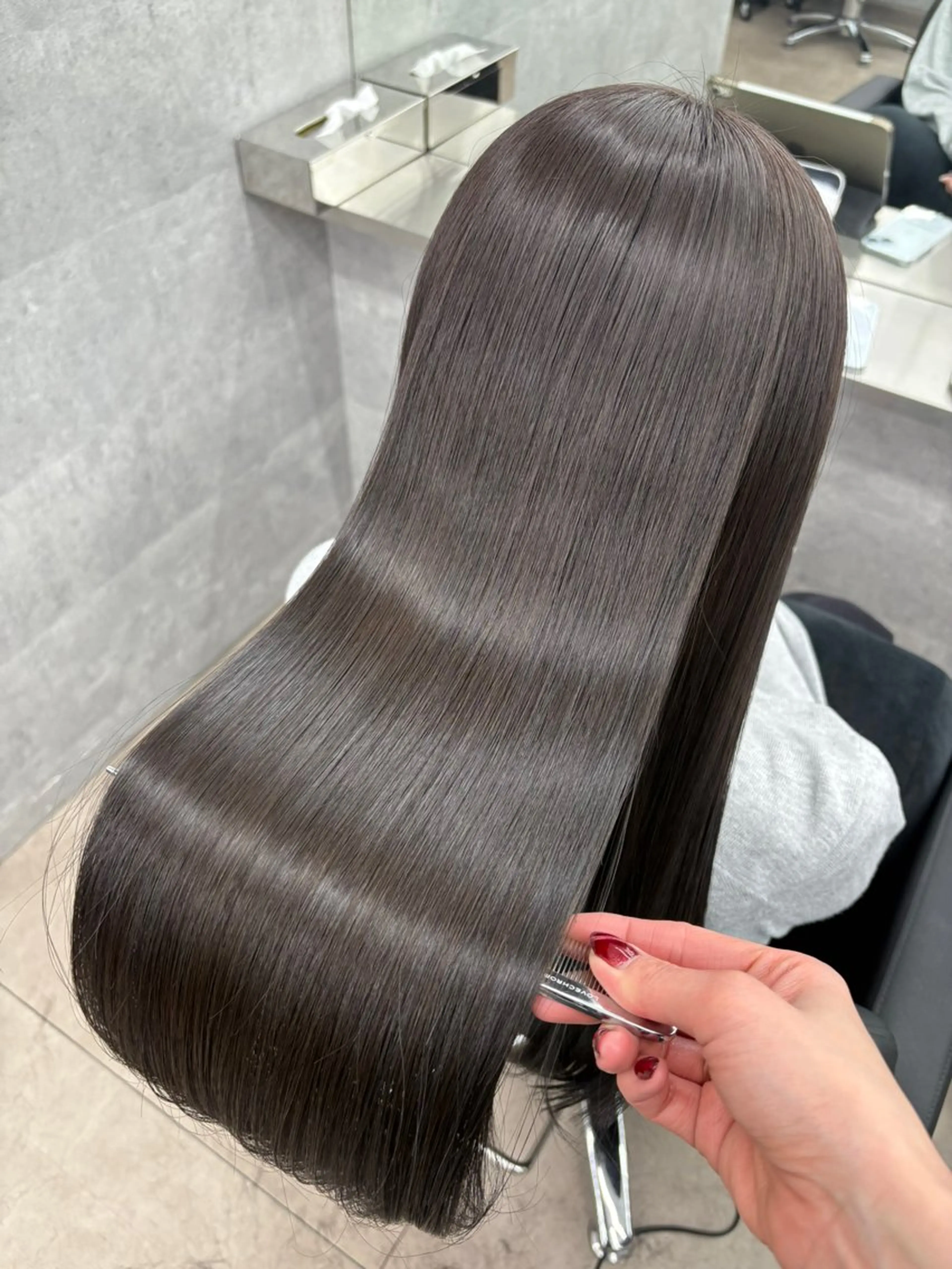 ロング カラー 髪質改善/韓国 ﾚｲﾔｰ/店長/原島のヘアスタイル
