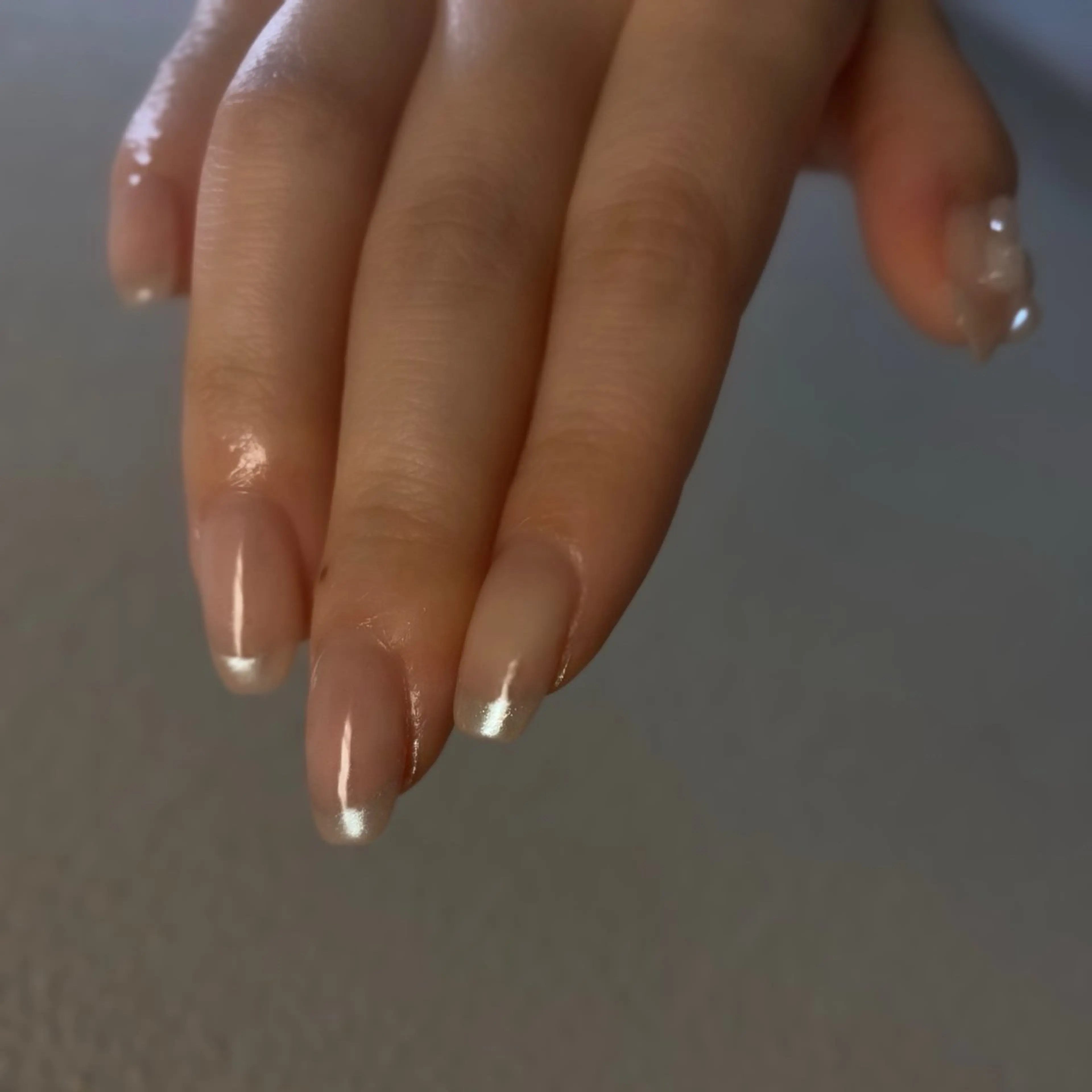 ネイル オーロラネイル フレンチネイル ハンドネイル _____jays nailのネイルデザイン