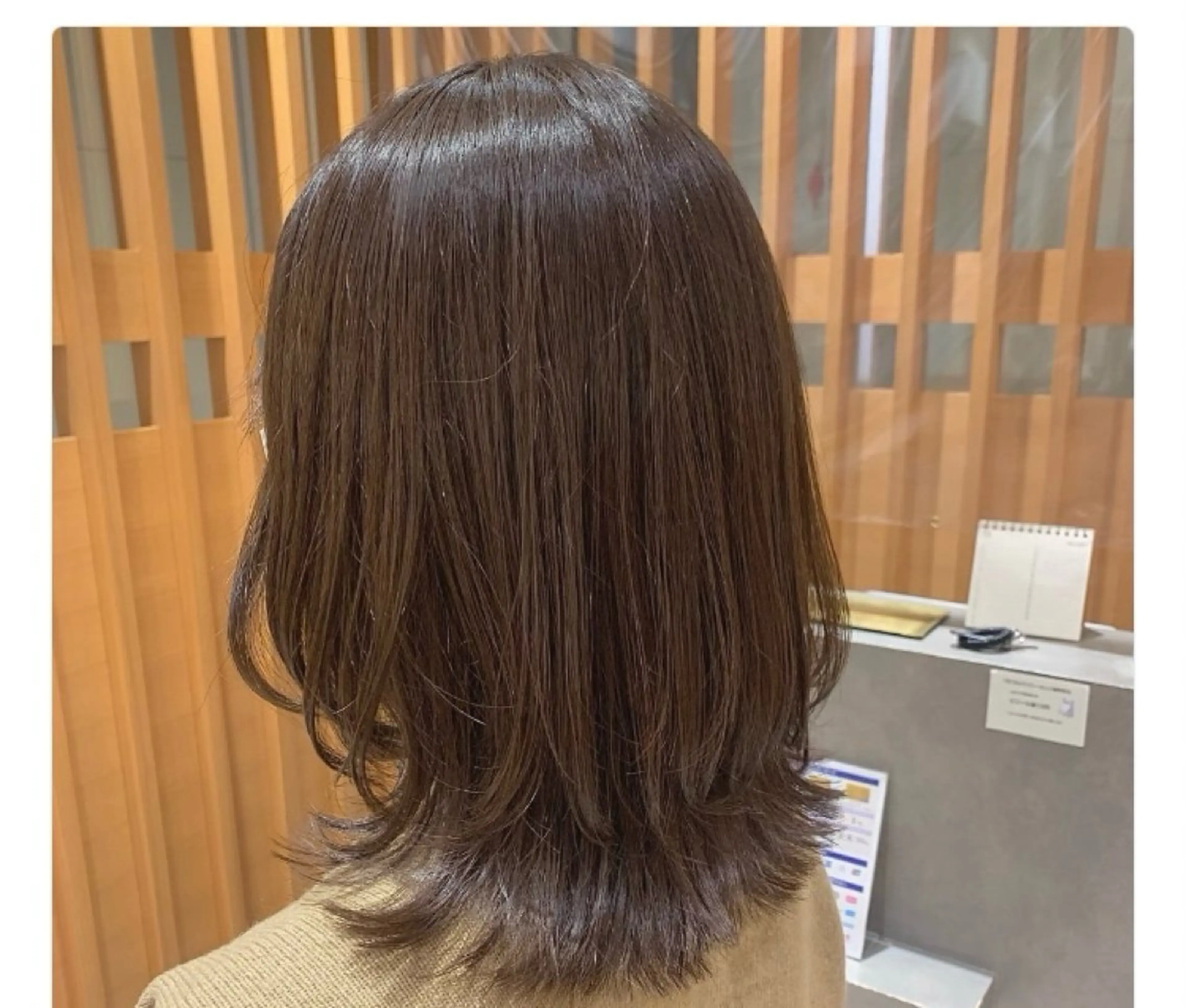 ミディアム 髪質改善／ストレート 特化／津久井裕仁🫧のヘアスタイル